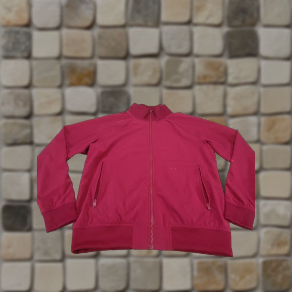 Athleta VINTAGE Athleta Jacket Womens M Brooklyn Burgundy Red Stains Size M / US 6-8 / IT 42-44 - 1 Thumbnail