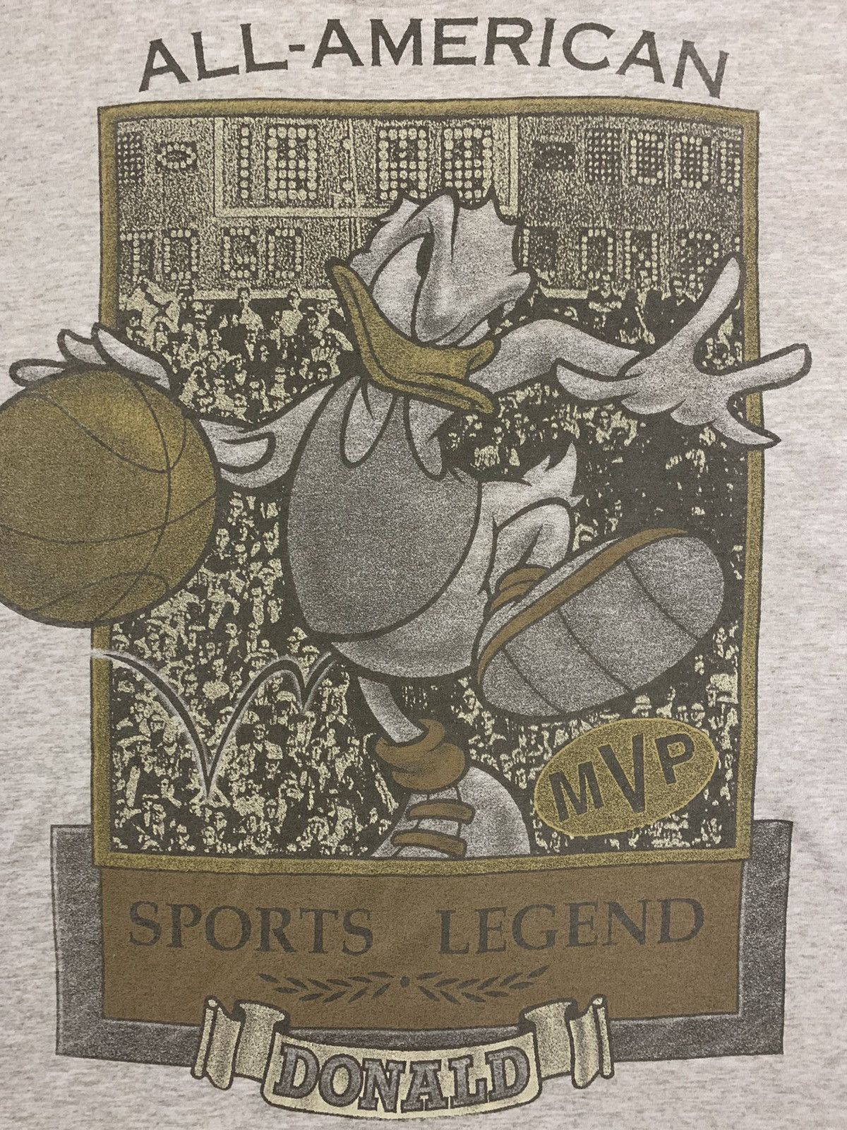 Cartoon Network × Mickey Unlimited × Vintage Vintage 90’s Donald All American Legend T Shirt Size US L / EU 52-54 / 3 - 18 Thumbnail