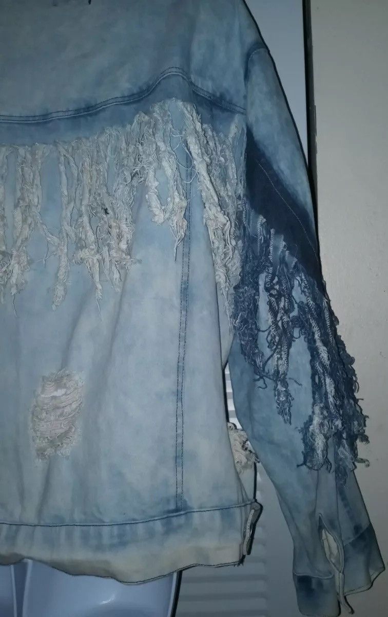Other KROIX Womens Distressed Acid Washed Frayed Fringe Denim 3XL Size 3XL / US 20-22 - 8 Thumbnail