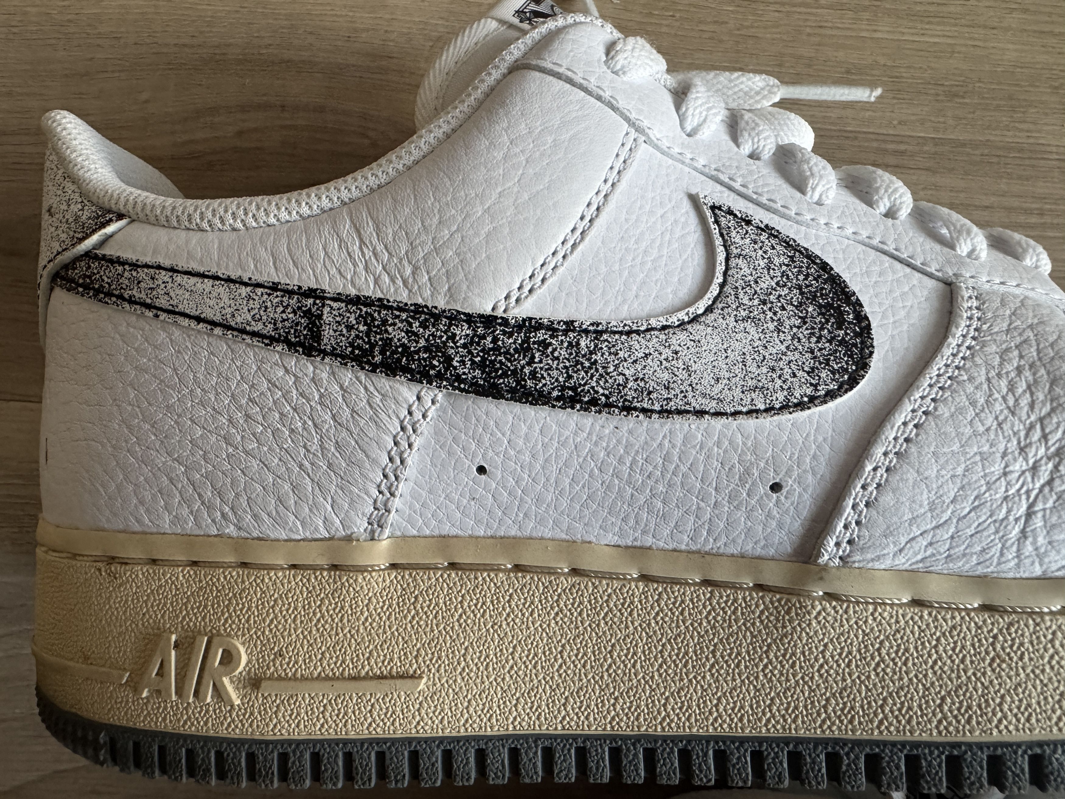 Nike Nike Air Force 1 White/Grey '50 Years of Hip Hop' Sz 12 Size US 12 / EU 45 - 2 Thumbnail