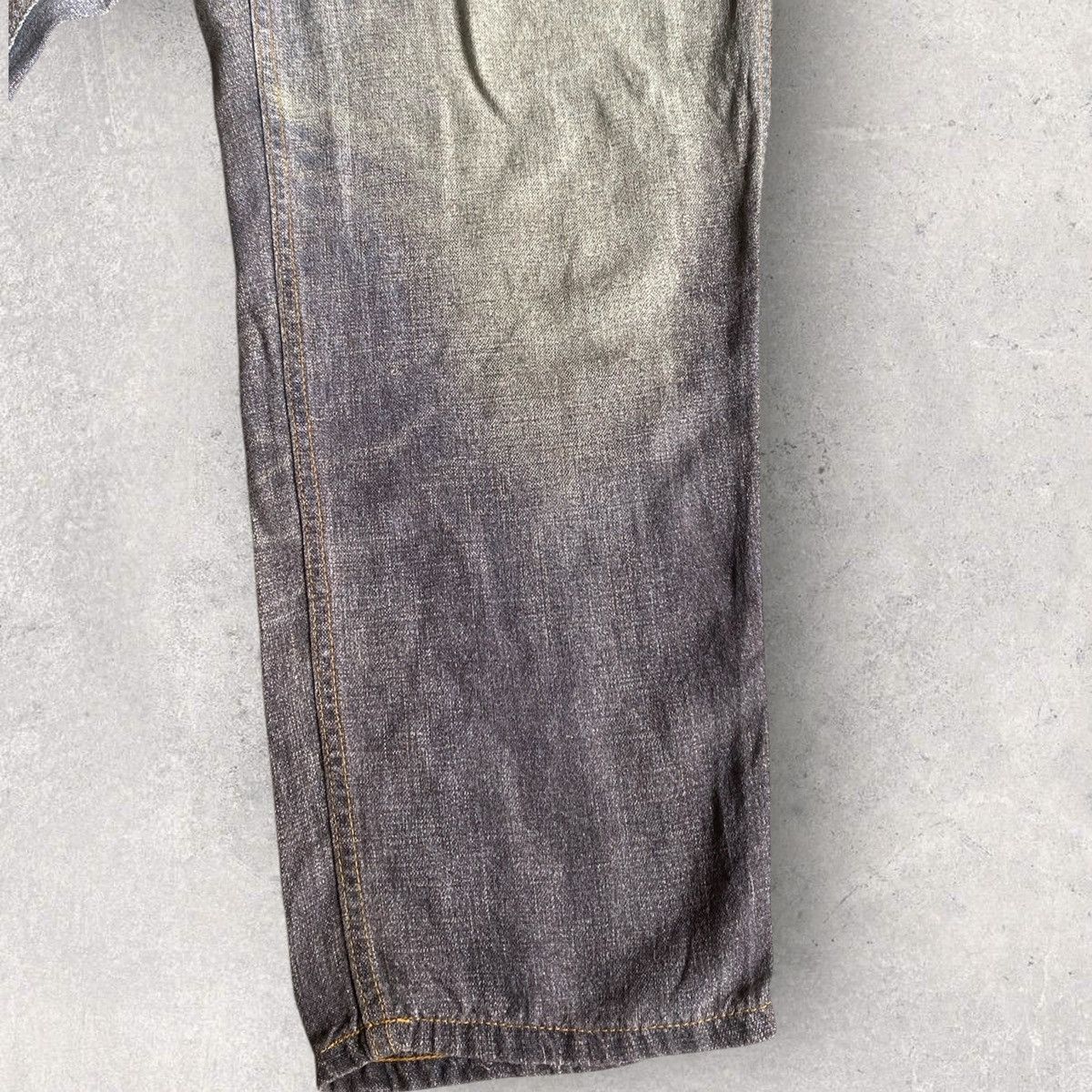 Junya Watanabe ss10 Trompe-l'œi Denim Linen Pants Size US 31 - 3 Thumbnail