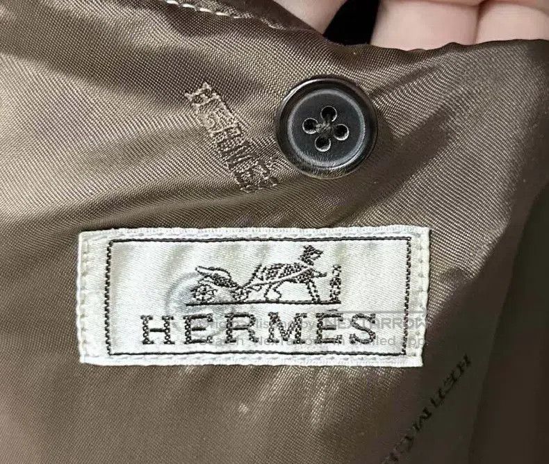 Hermes Hermes Cowhide leather jacket Size US L / EU 52-54 / 3 - 3 Thumbnail