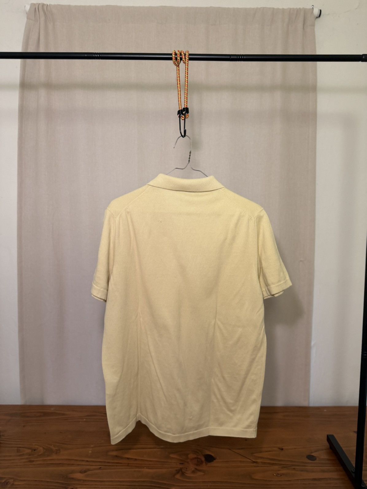Crossley Crossley Knitted Polo Shirt – Butter Yellow | Made in Italy Size US S / EU 44-46 / 1 - 6 Thumbnail