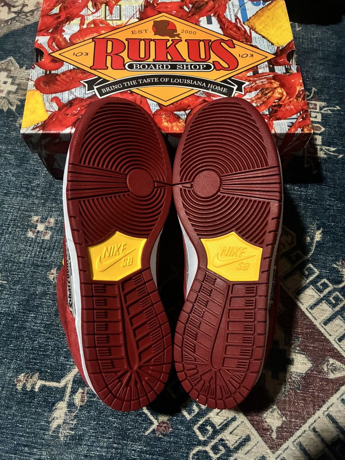 Nike SB Special Box Nike Sb Dunk Low Rukus Crawfish Size US 12 / EU 45 - 10 Thumbnail
