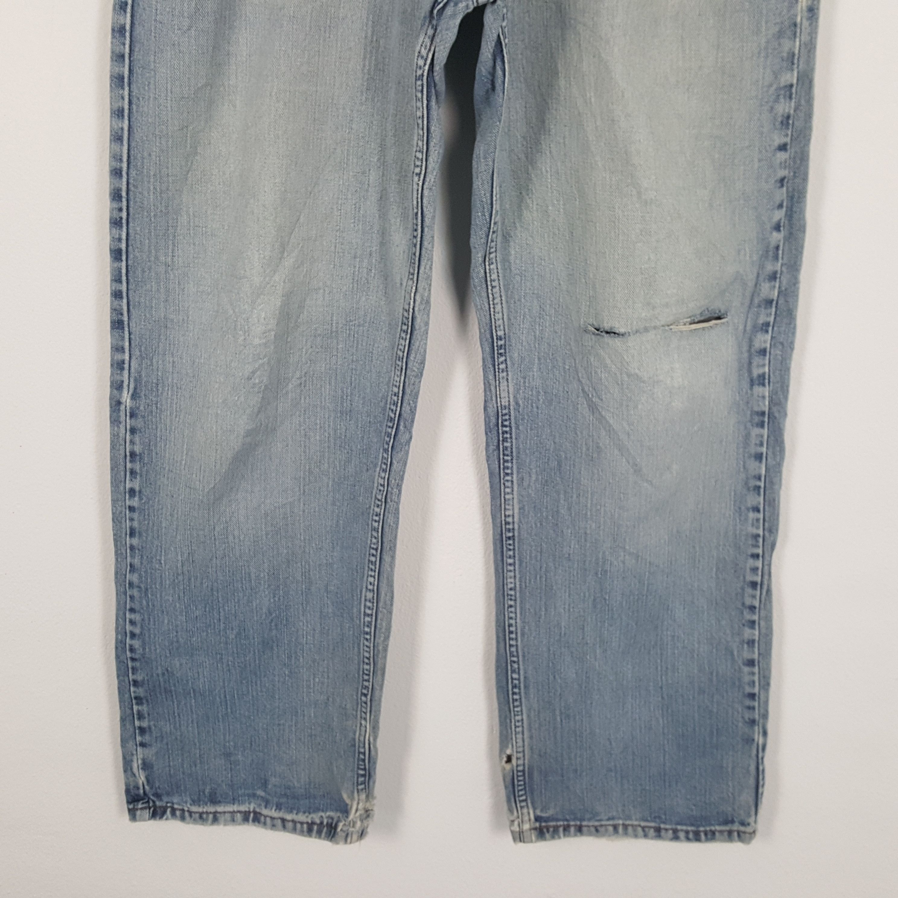 Levi's × Vintage LEVIS Distressed Jeans Daily Streetwear Style Size US 34 / EU 50 - 3 Thumbnail