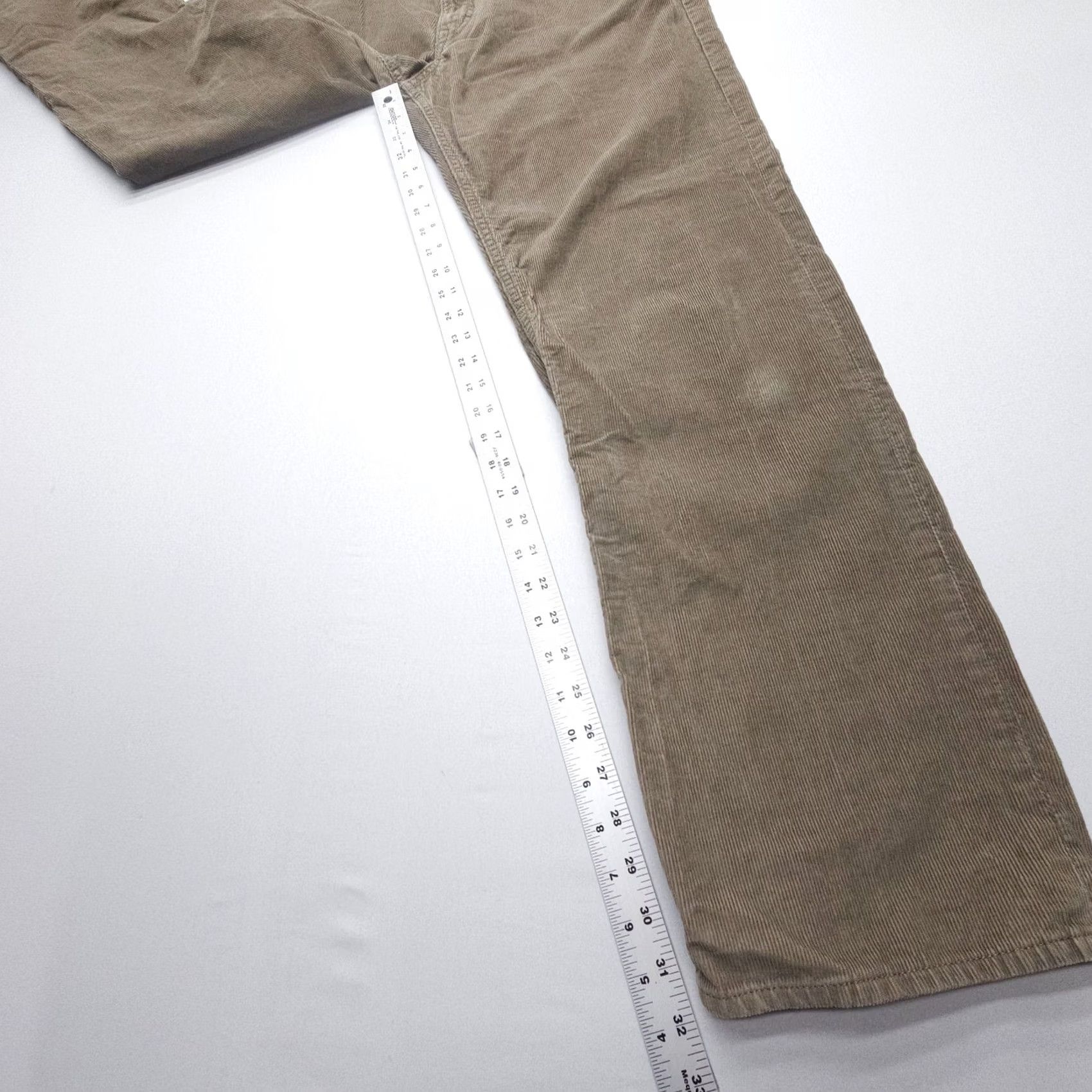 Banana Republic Banana Republic Pants Straight Corduroy Mens 35 x 32 Brown 100% Cotton Regular Straight Leg Pants Size US 35 - 5 Thumbnail