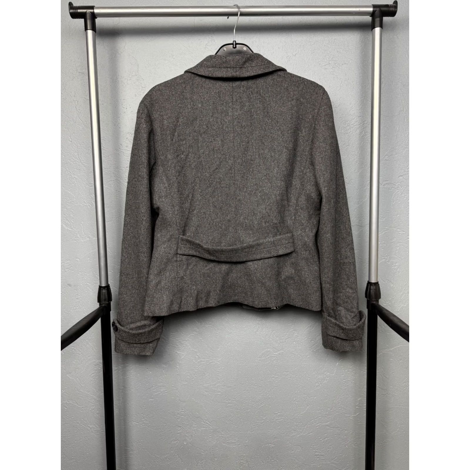 Max Mara Max Mara Womens Wool Blazer Jacket US 14 Gray Blazer Womens Size 14 Wool Jacket Size XL / US 12-14 / IT 48-50 - 6 Thumbnail
