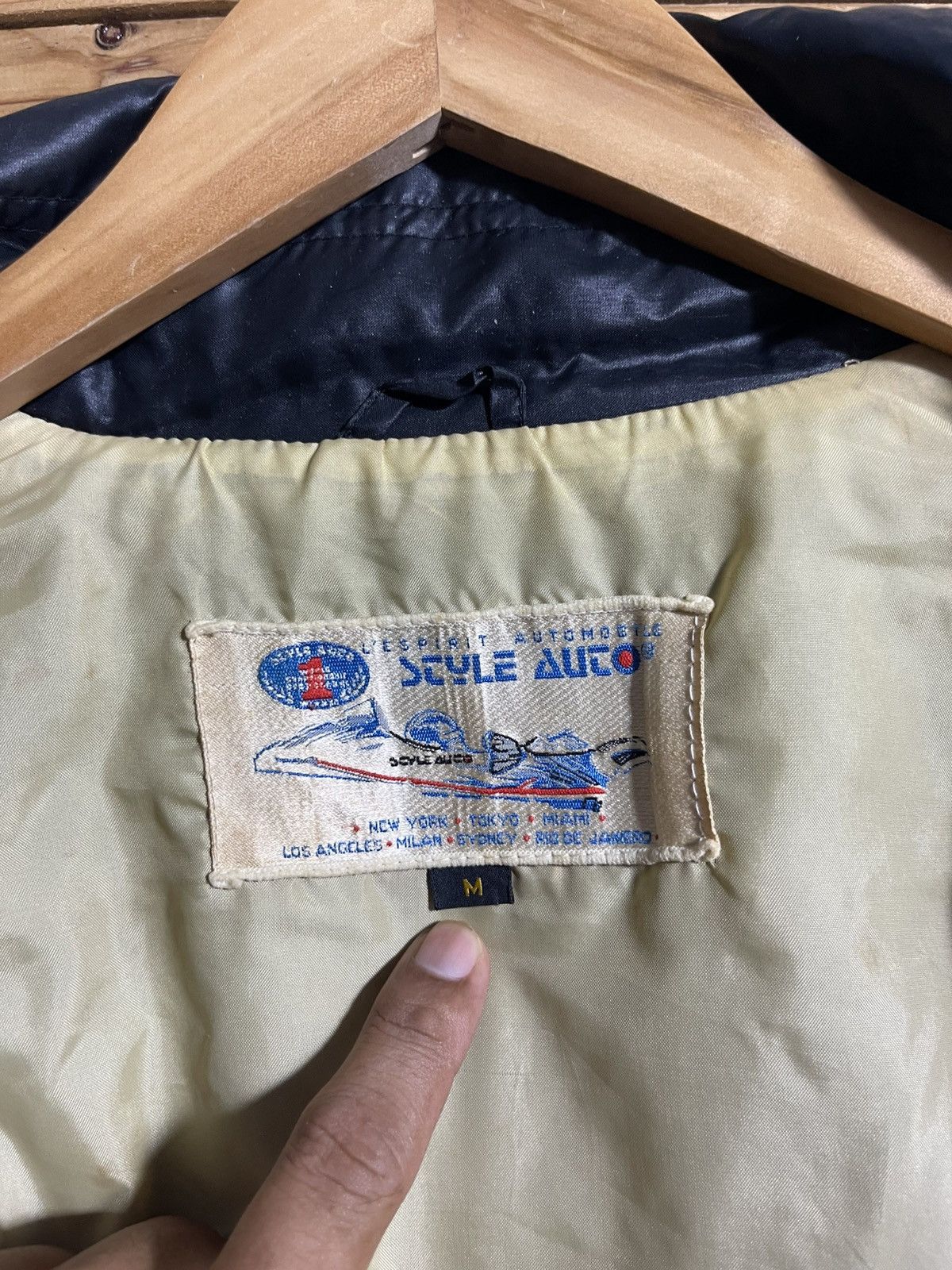 Vintage Vintage 80s black porsche car racing jacket Size US M / EU 48-50 / 2 - 11 Thumbnail