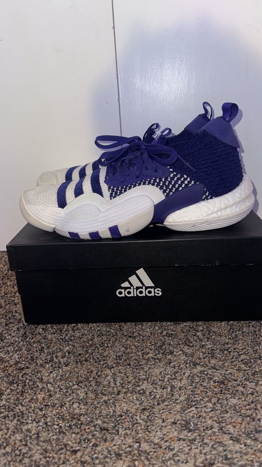 Adidas Adidas Trae Young 2 “Purple” Size US 10 / EU 43 - 2 Thumbnail