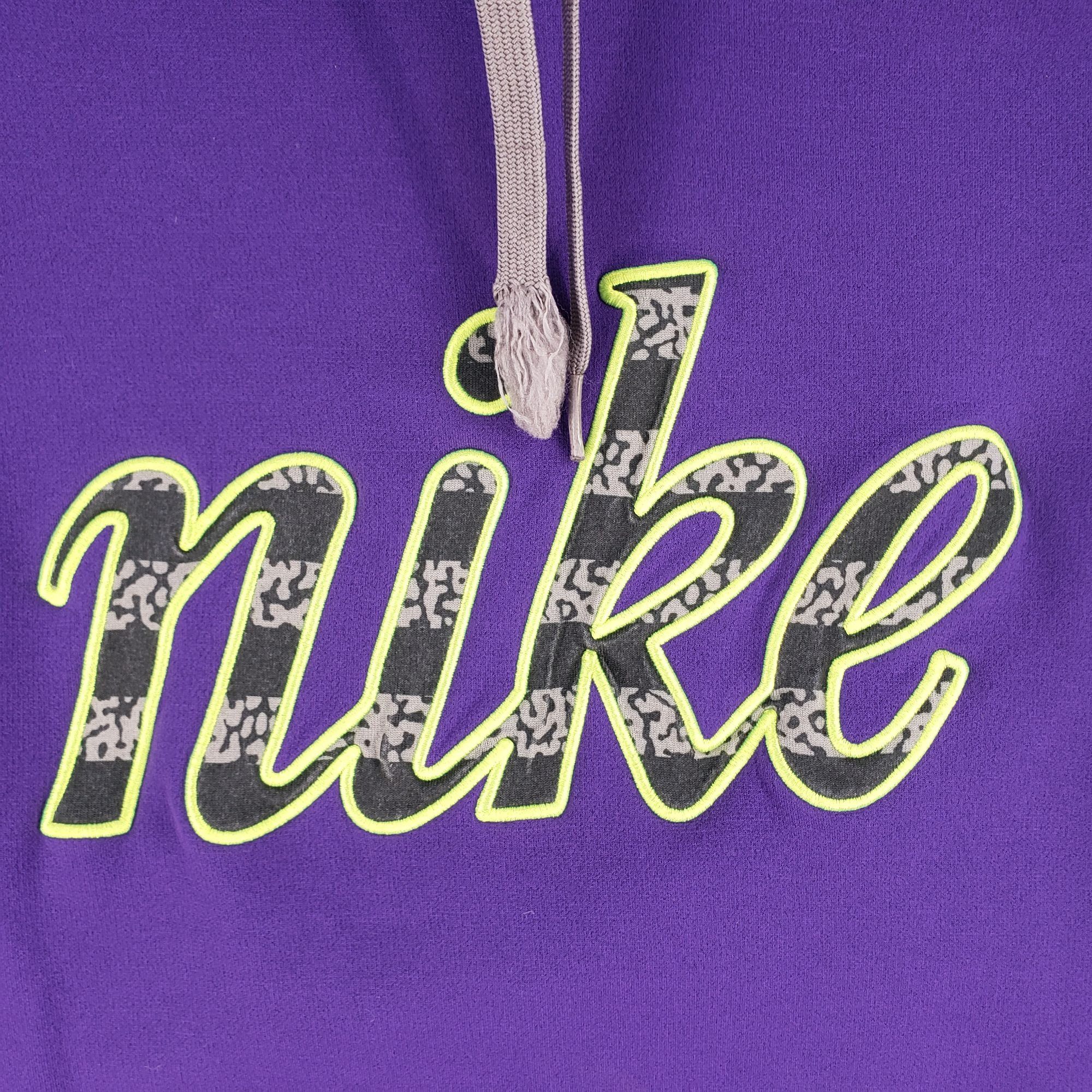 Nike Nike Womens Purple & Gray Athletic Hoodie Sweatshirt Size S Size S / US 4 / IT 40 - 4 Thumbnail