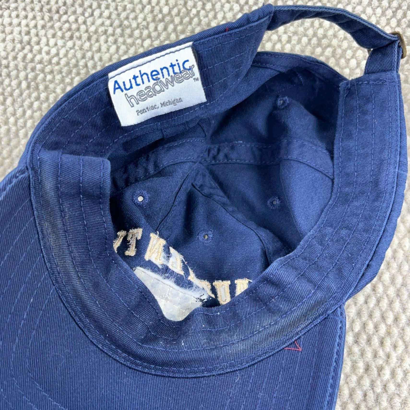 Vintage VINTAGE Pepsi Cola Hat Cap Strap Back Blue Dad Twill Retro Adult Adjustable Size ONE SIZE - 6 Thumbnail