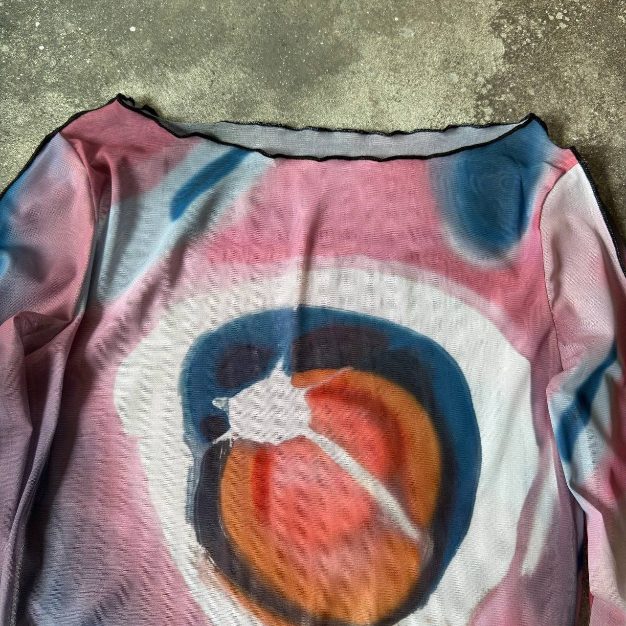 Hysteric Glamour × Japanese Brand Y2K Japanese Mesh Long Sleeve Top (like Jean Paul Gaultier) Size S / US 4 / IT 40 - 4 Thumbnail