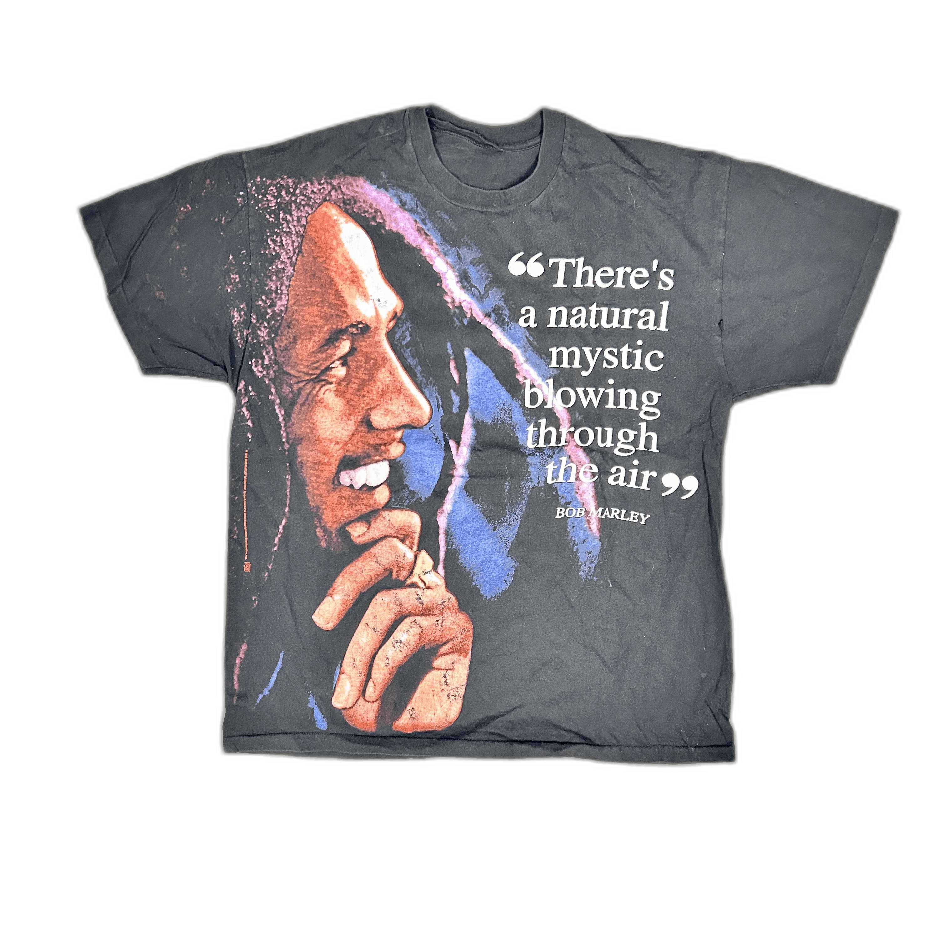 Other Vintage Single Stitch Bob Marley "Natural Mystic" Graphic Band T-Shirt Size US L / EU 52-54 / 3 - 1 Thumbnail