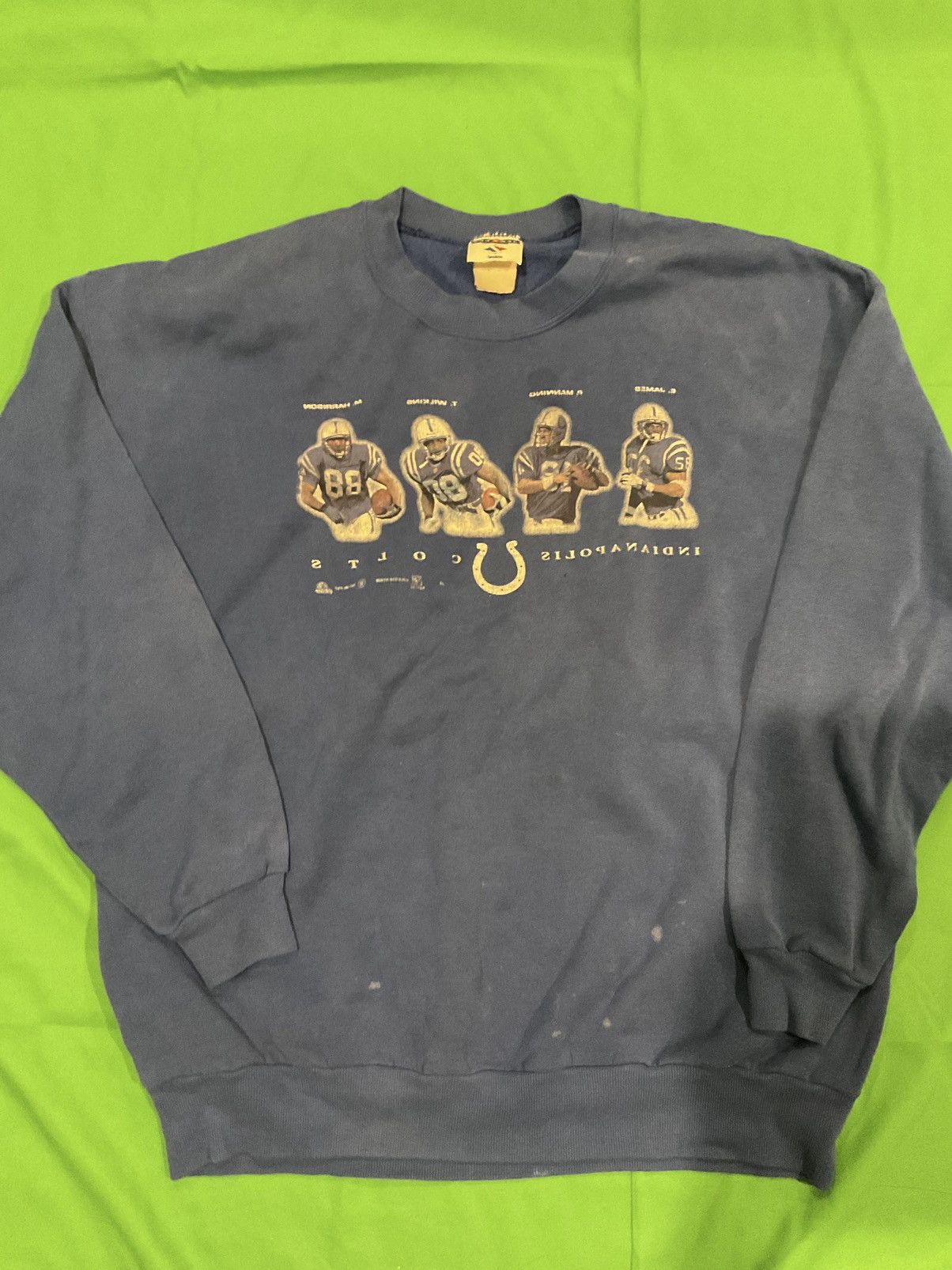 NFL × Vintage Vintage 90s Colts NFL crewneck sweatshirt Size US XL / EU 56 / 4 - 1 Thumbnail