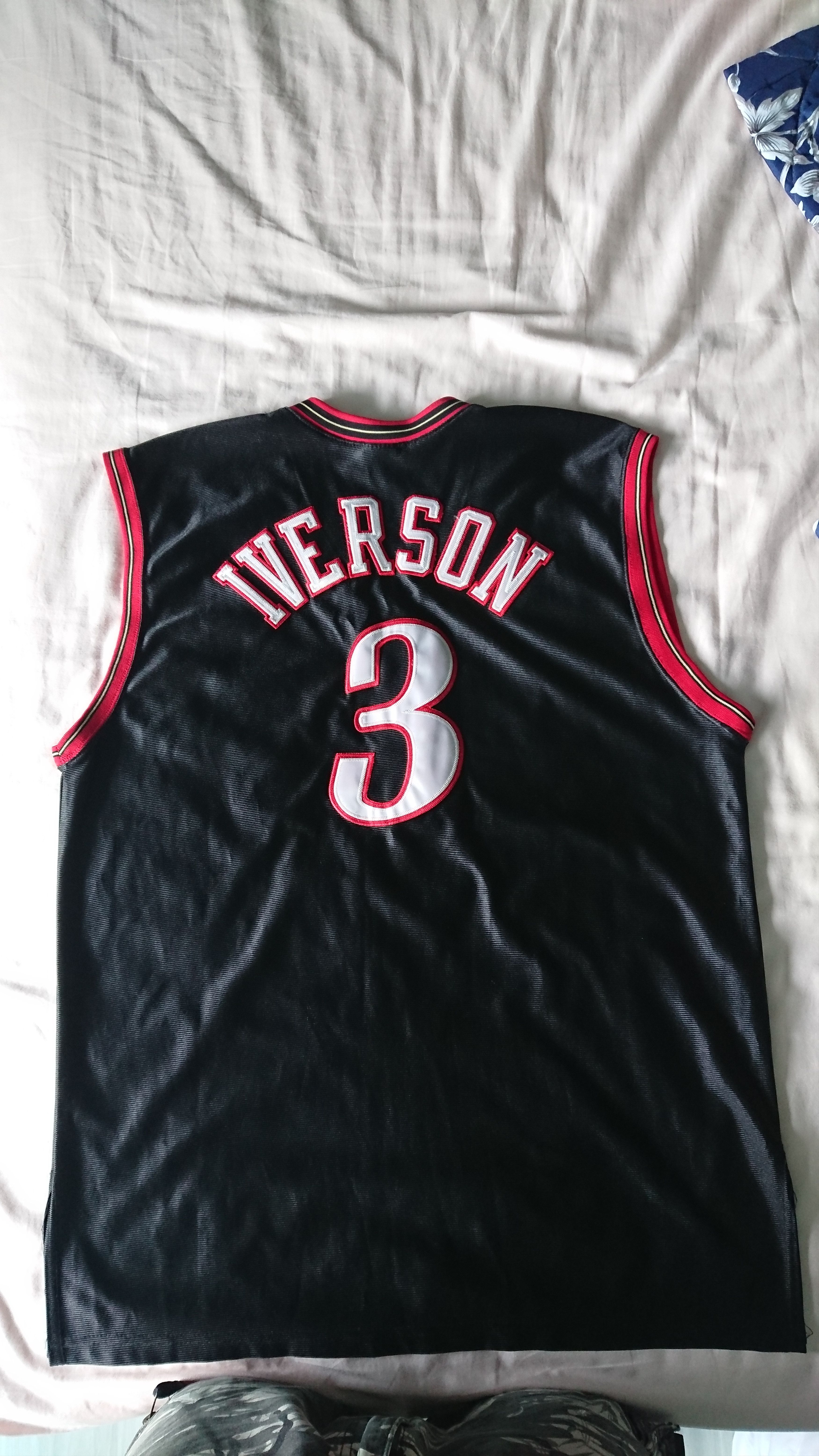 Champion Champion Basketball Jersey Allen Iverson Sixers 3 (Size 48) Size US XL / EU 56 / 4 - 5 Thumbnail