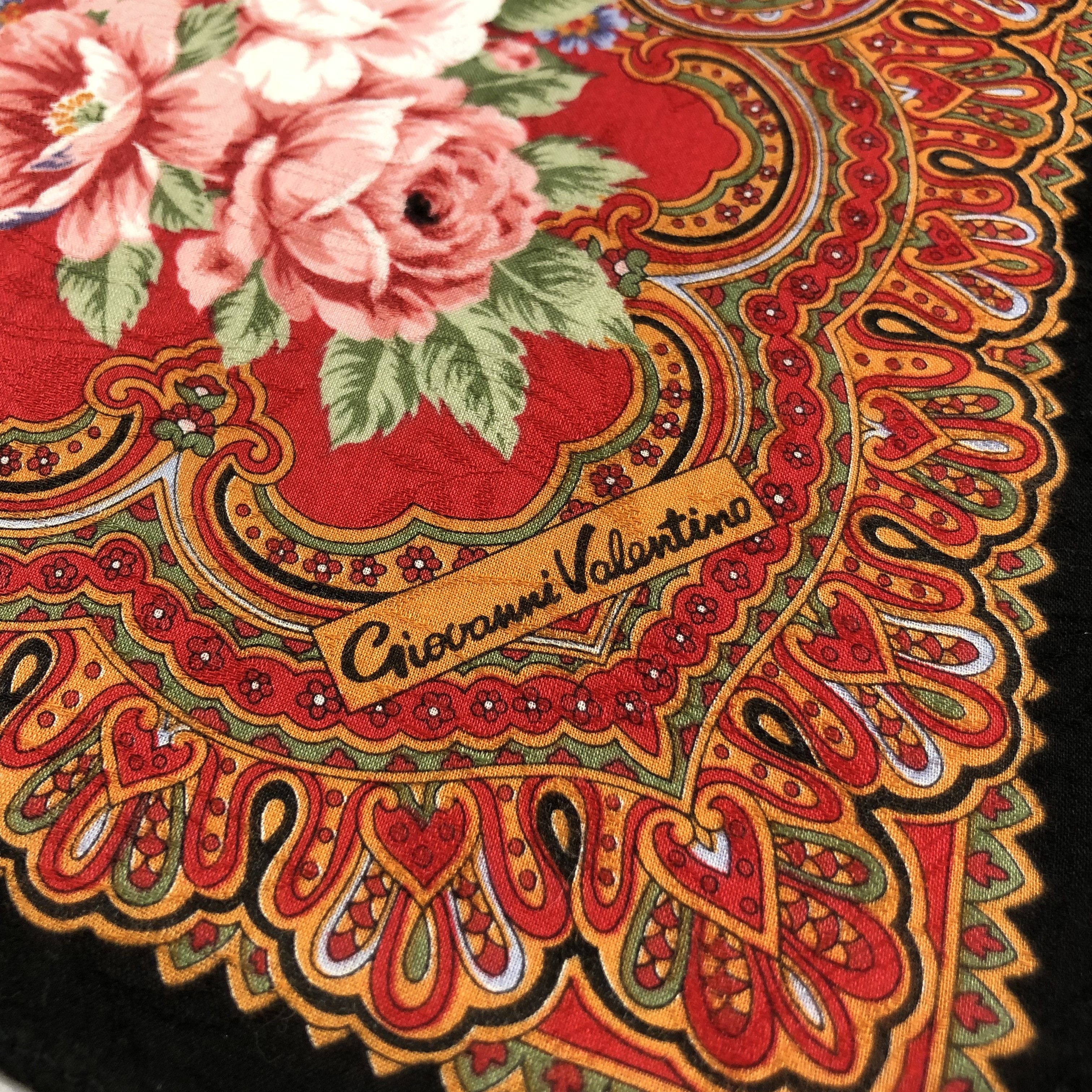 Giovanni Valentino Giovanni Valentino Handkerchief Neckerchief Bandana H1948 Size ONE SIZE - 4 Thumbnail