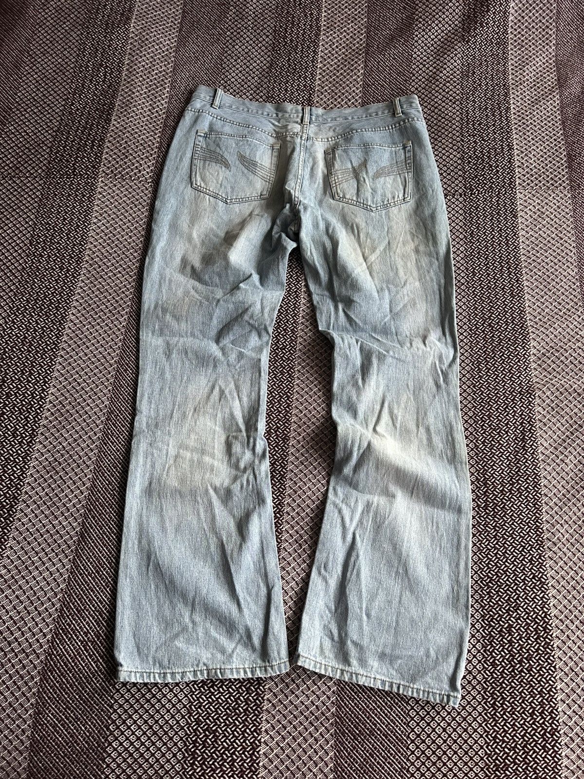 Vintage Vintage Y2K Denim Jeans Graphic Print Faded Pants Streetwear Size US 38 / EU 54 - 5 Thumbnail