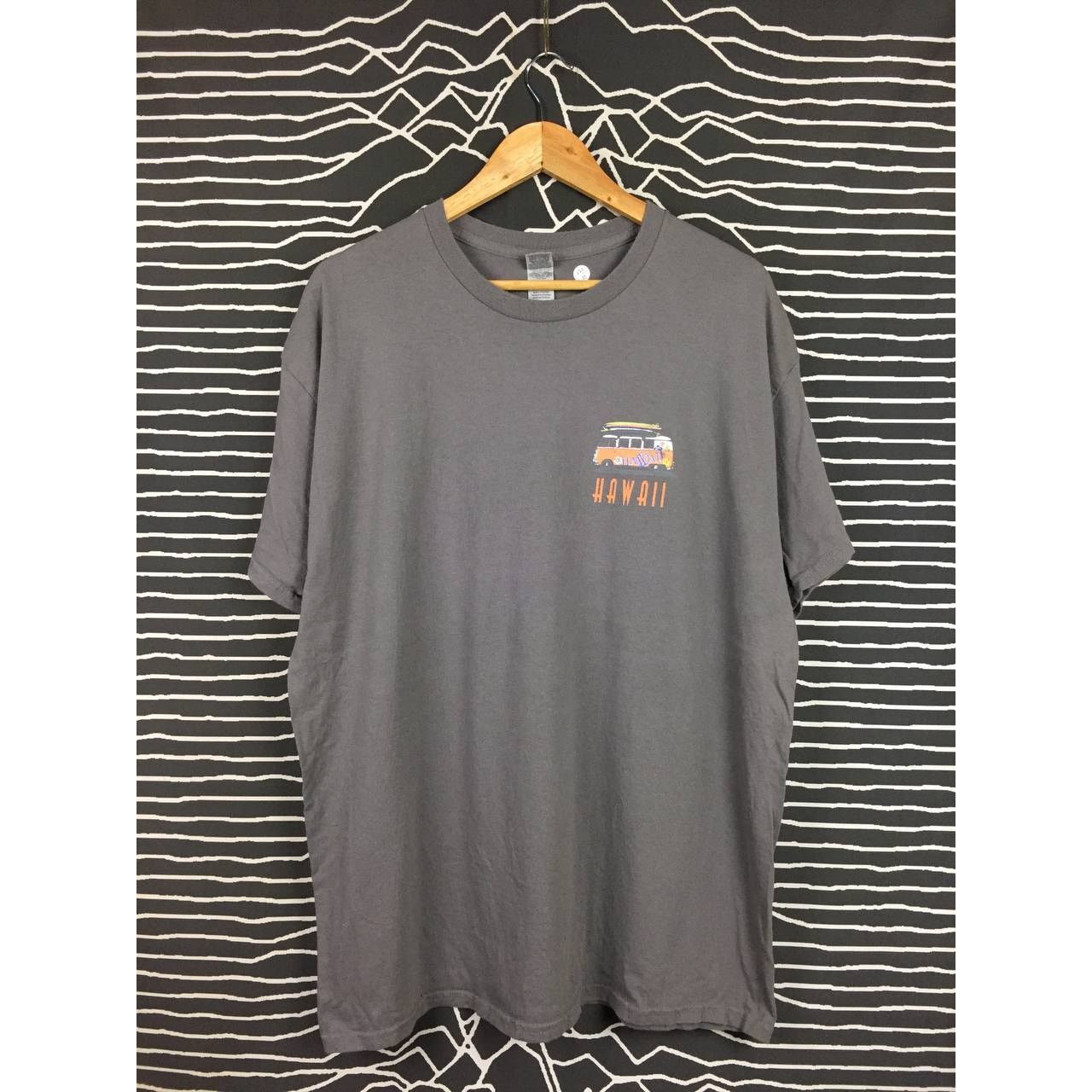 Gildan Volkswagen Camper Van Screenprinted Hawaiian Tee Size US XL / EU 56 / 4 - 5 Thumbnail