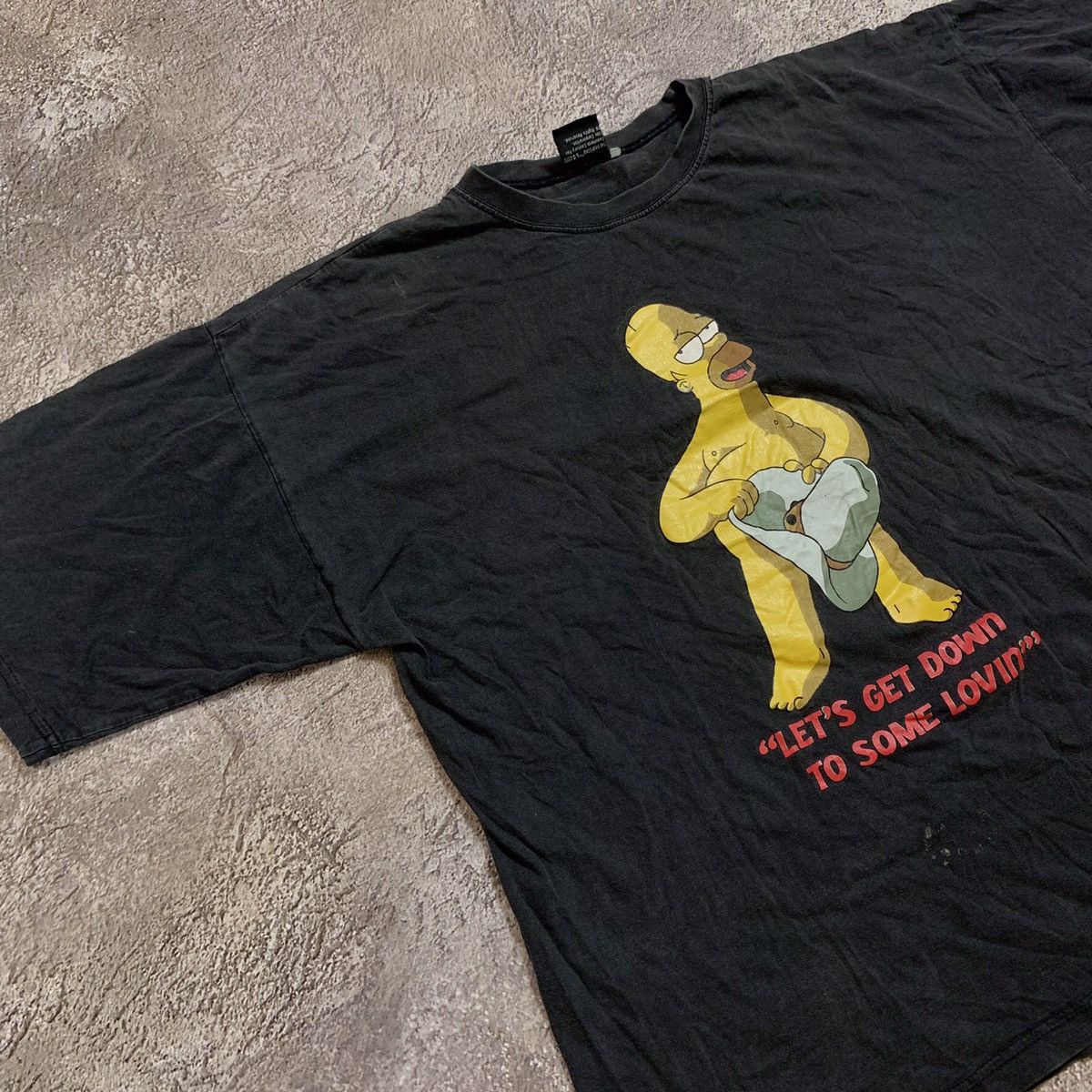 Vintage Vintage 90s Homer Simpson Graphic Tee Cartoon Humor Streetwe Size US XXL / EU 58 / 5 - 3 Thumbnail