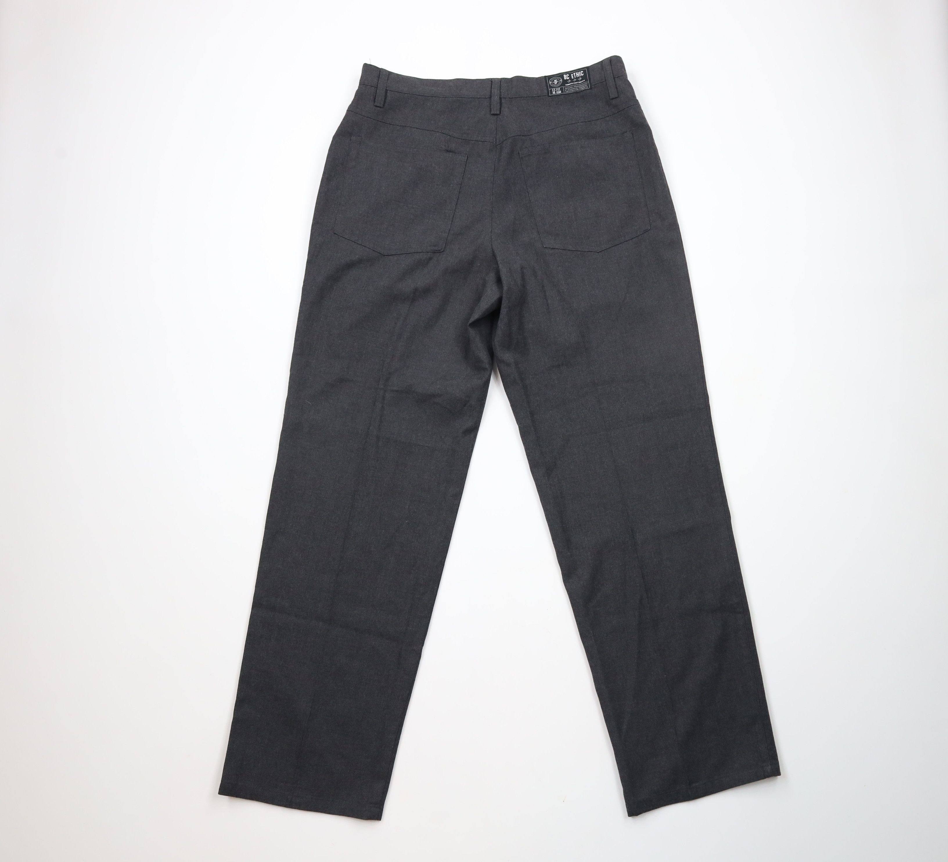 Vintage Vintage 90s Streetwear Relaxed Fit Chino Pants Trousers Gray Size US 32 / EU 48 - 8 Thumbnail