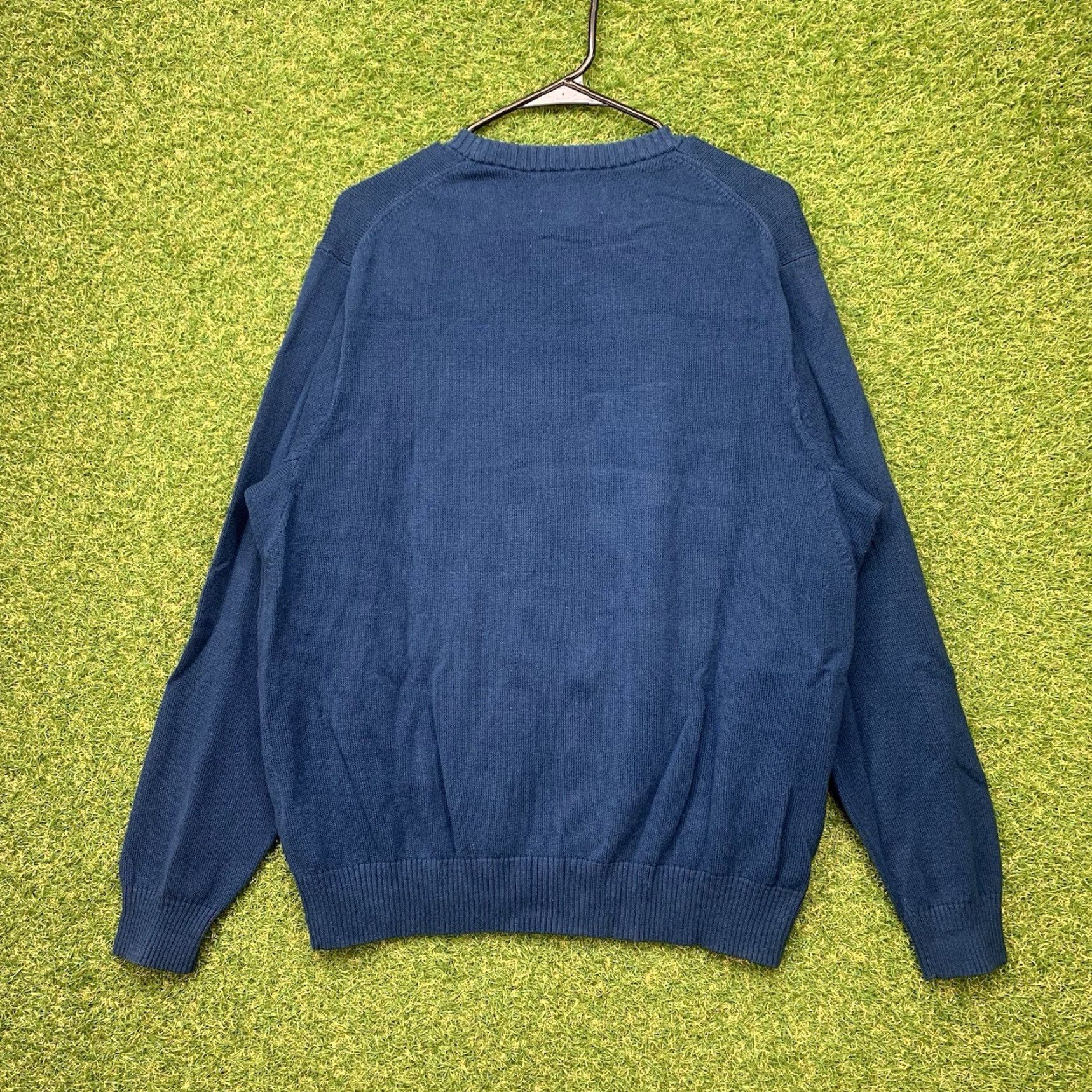 Vintage Duluth Sweater Mens Large Blue Strongarm Crew Pullover Knit Preppy Size US L / EU 52-54 / 3 - 2 Thumbnail