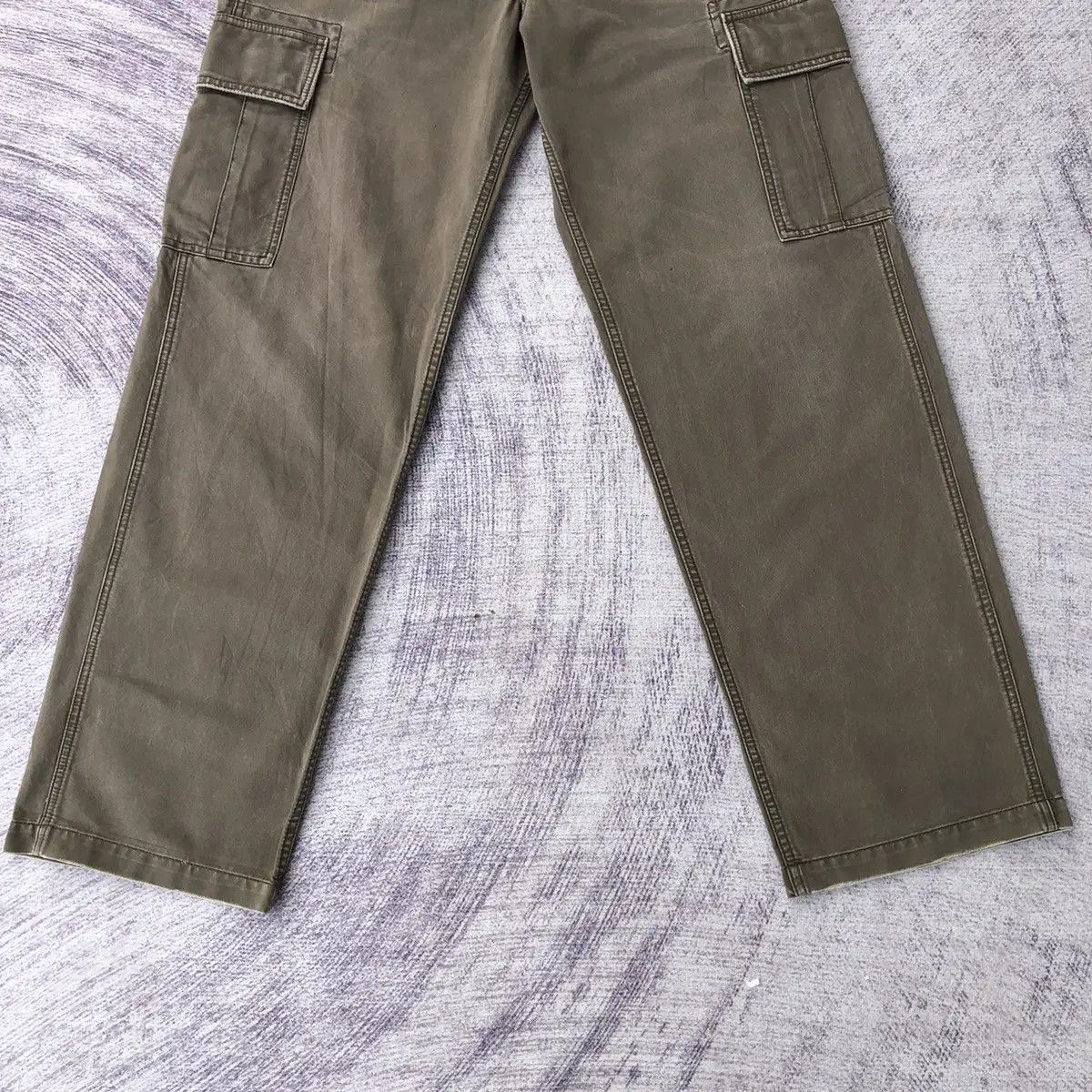 Oshkosh OshKosh Cargo Green Olive Style Multi-Pocket Pants Size US 31 - 3 Thumbnail