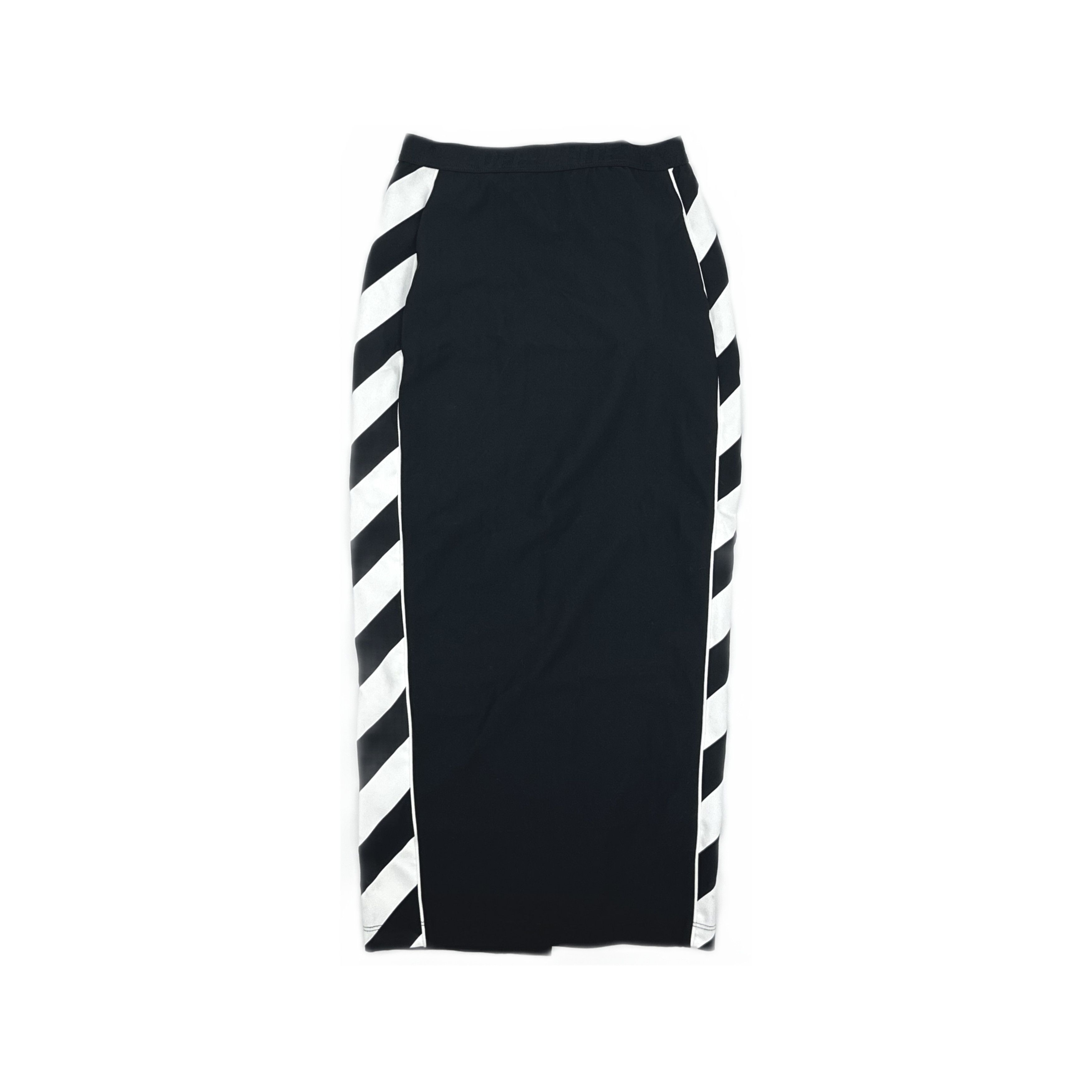 Off-White Off-White Diagonal Stripe Midi Skirt Size 38 Size 26" / US 2 / IT 38 - 1 Thumbnail
