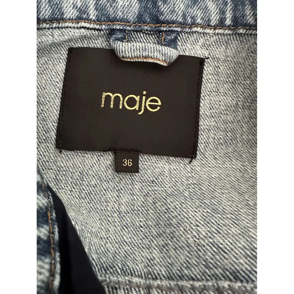 Maje New denim jacket Maje Size S / US 4 / IT 40 - 8 Thumbnail