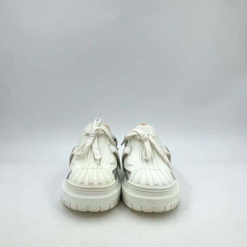 Dior Dior White logo letter embroidery round toe lacing thick-s Size US 7.5 / IT 37.5 - 3 Thumbnail