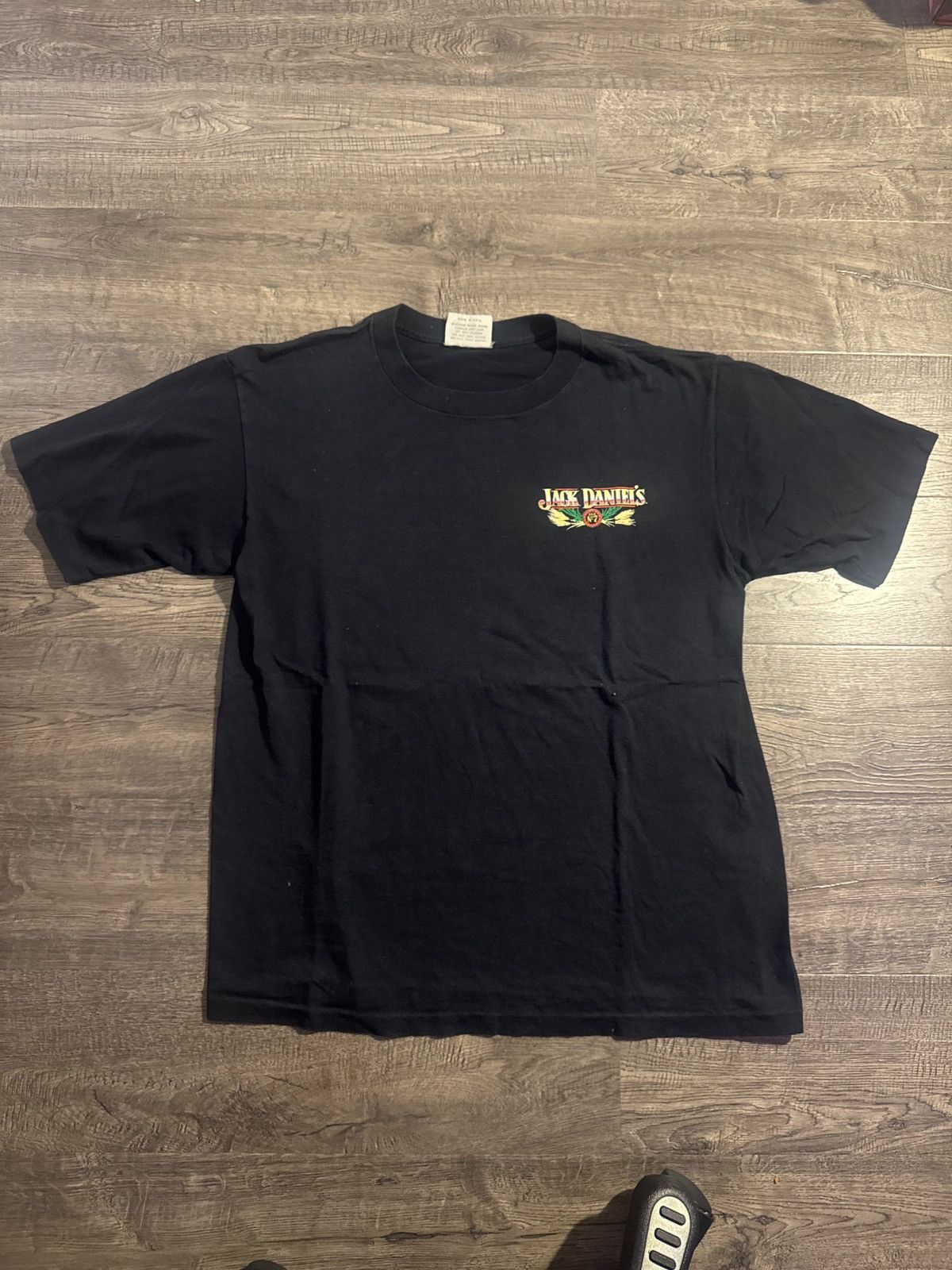 Vintage Vintage Jack Daniels T Shirt Size US L / EU 52-54 / 3 - 1 Thumbnail