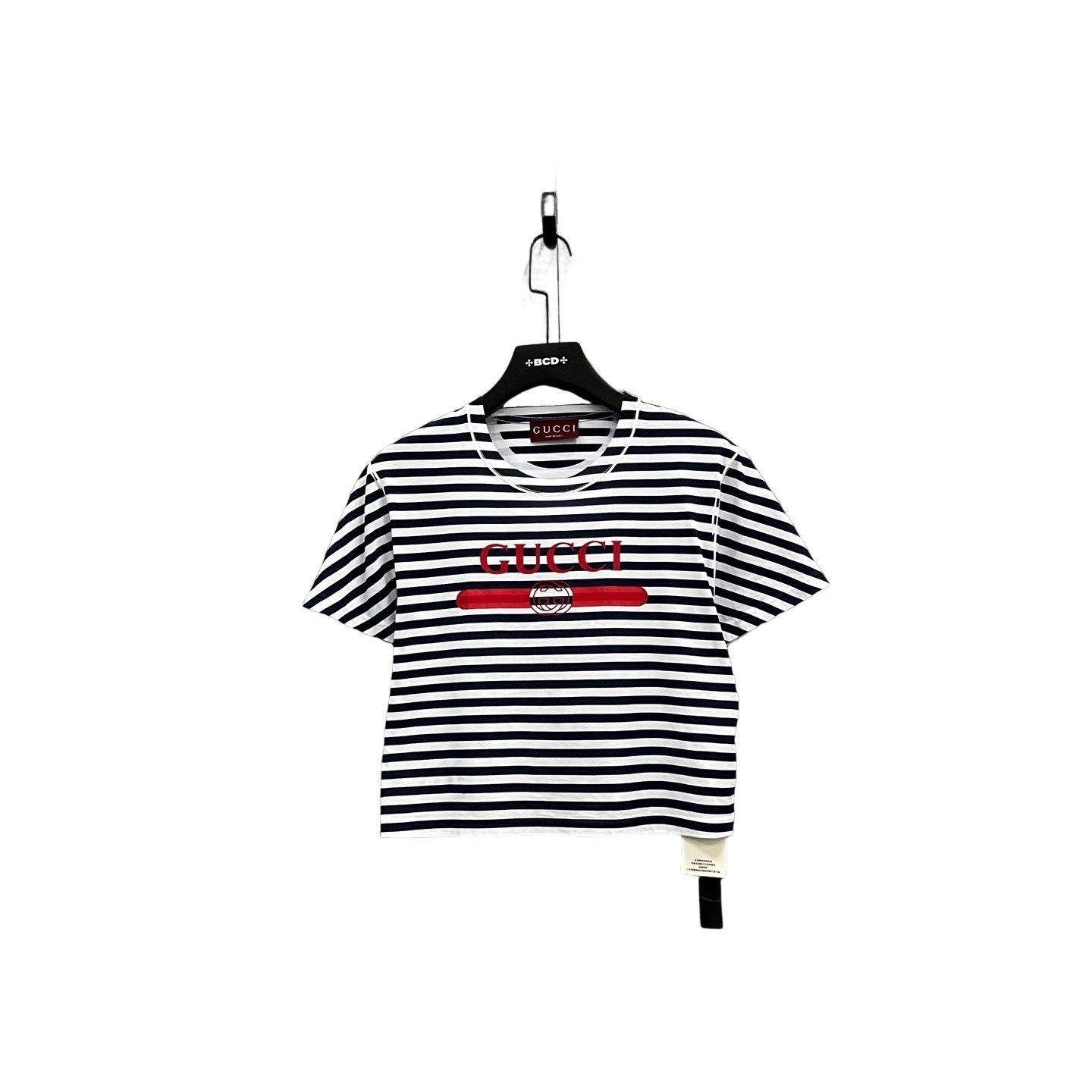 Gucci Gucci Striped Logo T-Shirt Size M Size US M / EU 48-50 / 2 - 1 Thumbnail