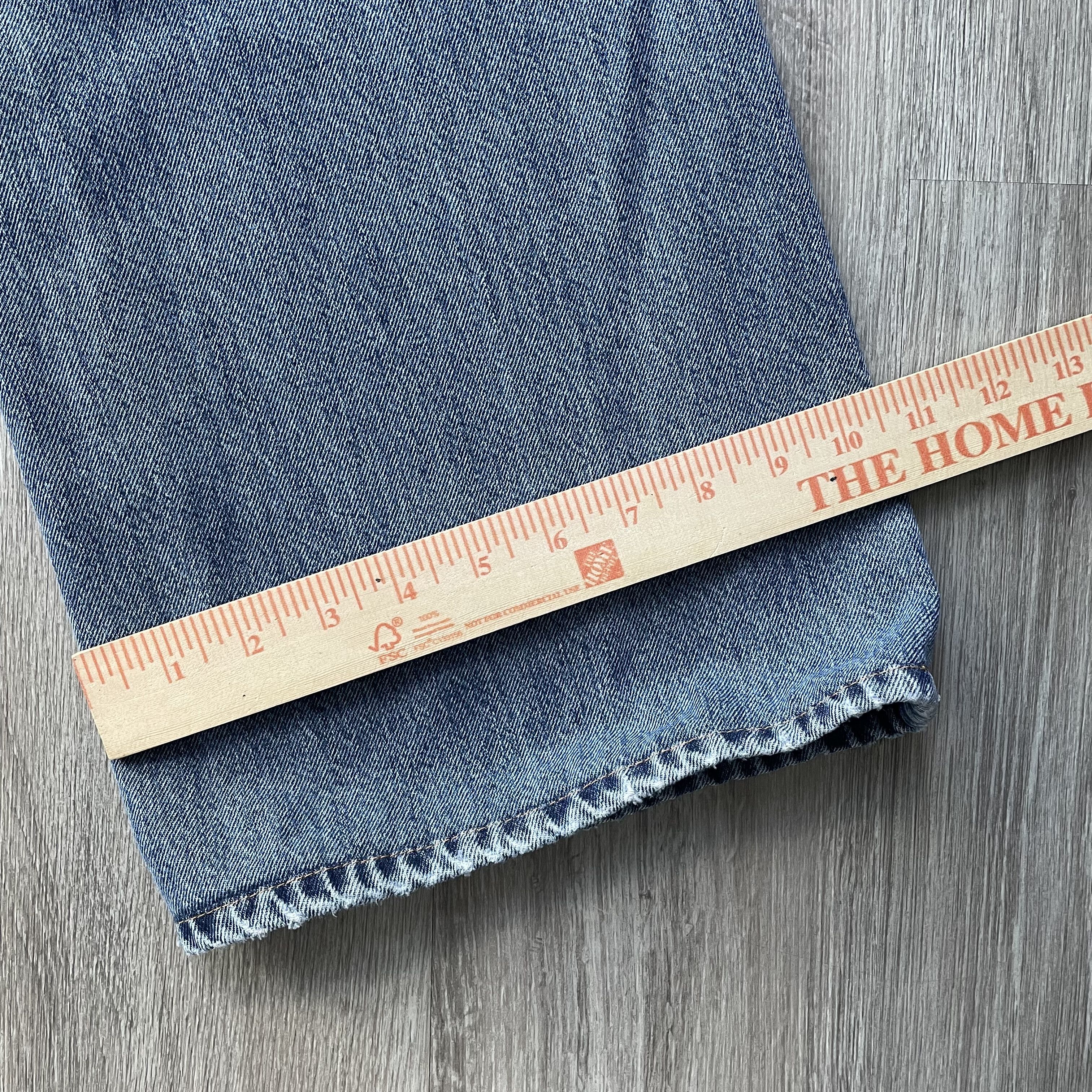 RE/DONE RE/DONE High Rise Wide Leg Sunfaded Flow Jeans Size 27 Size 27" / US 4 / IT 40 - 10 Thumbnail