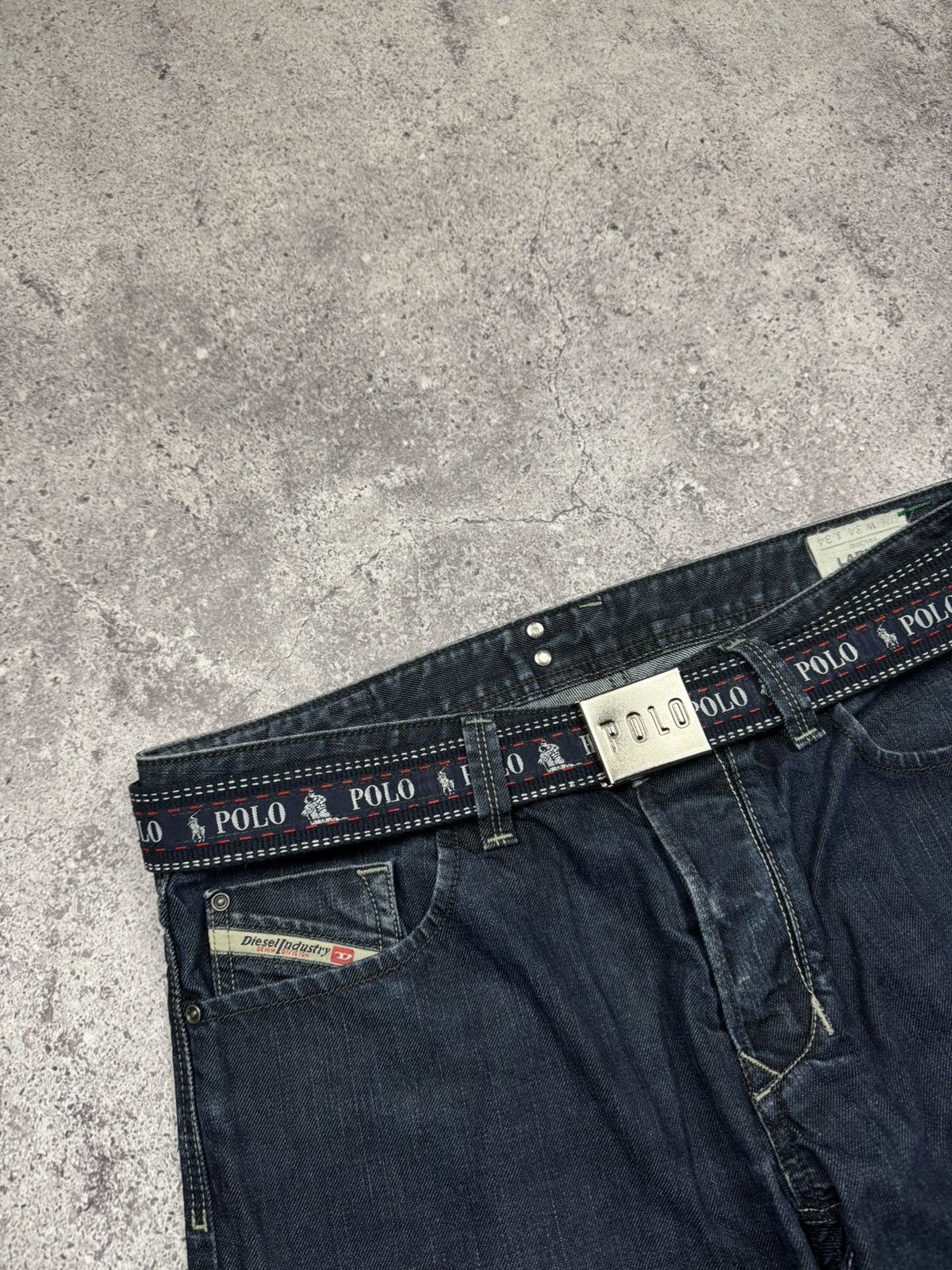 Polo Ralph Lauren Vintage Polo Ralph Lauren Monogram Y2K Big Logo Belt Japan Size ONE SIZE - 2 Thumbnail