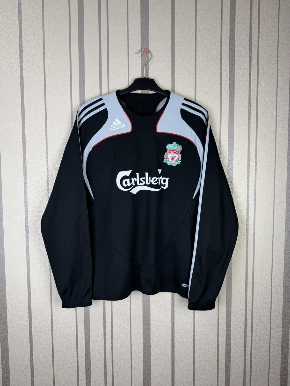 Adidas Vintage Adidas Liverpool Football Sweatshirt Soccer Track Size US M / EU 48-50 / 2 - 2 Thumbnail
