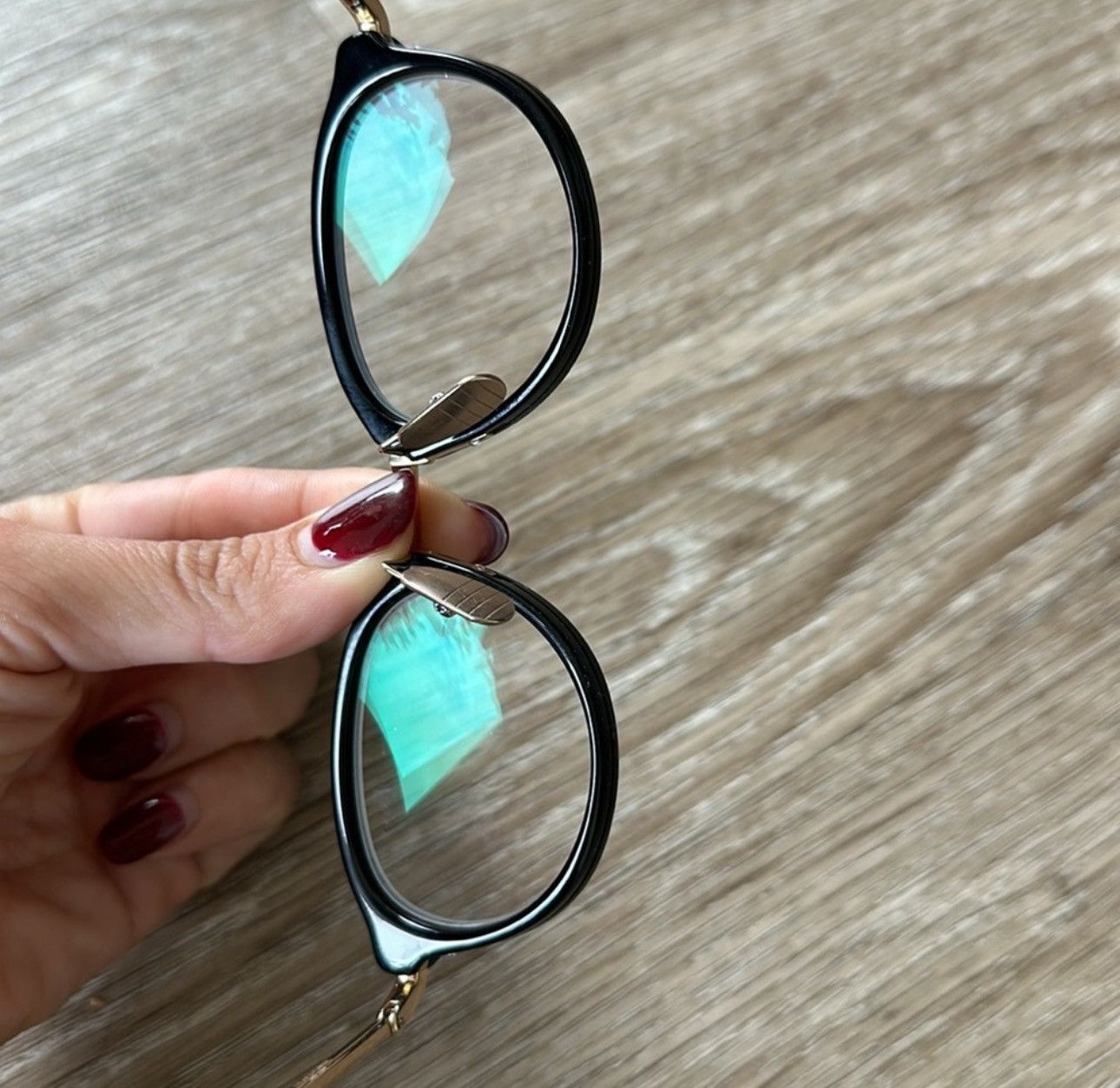 Thom Browne THOM BROWNE - ACETATE AND TITANIUM ROUND EYEGLASSES Size ONE SIZE - 4 Thumbnail