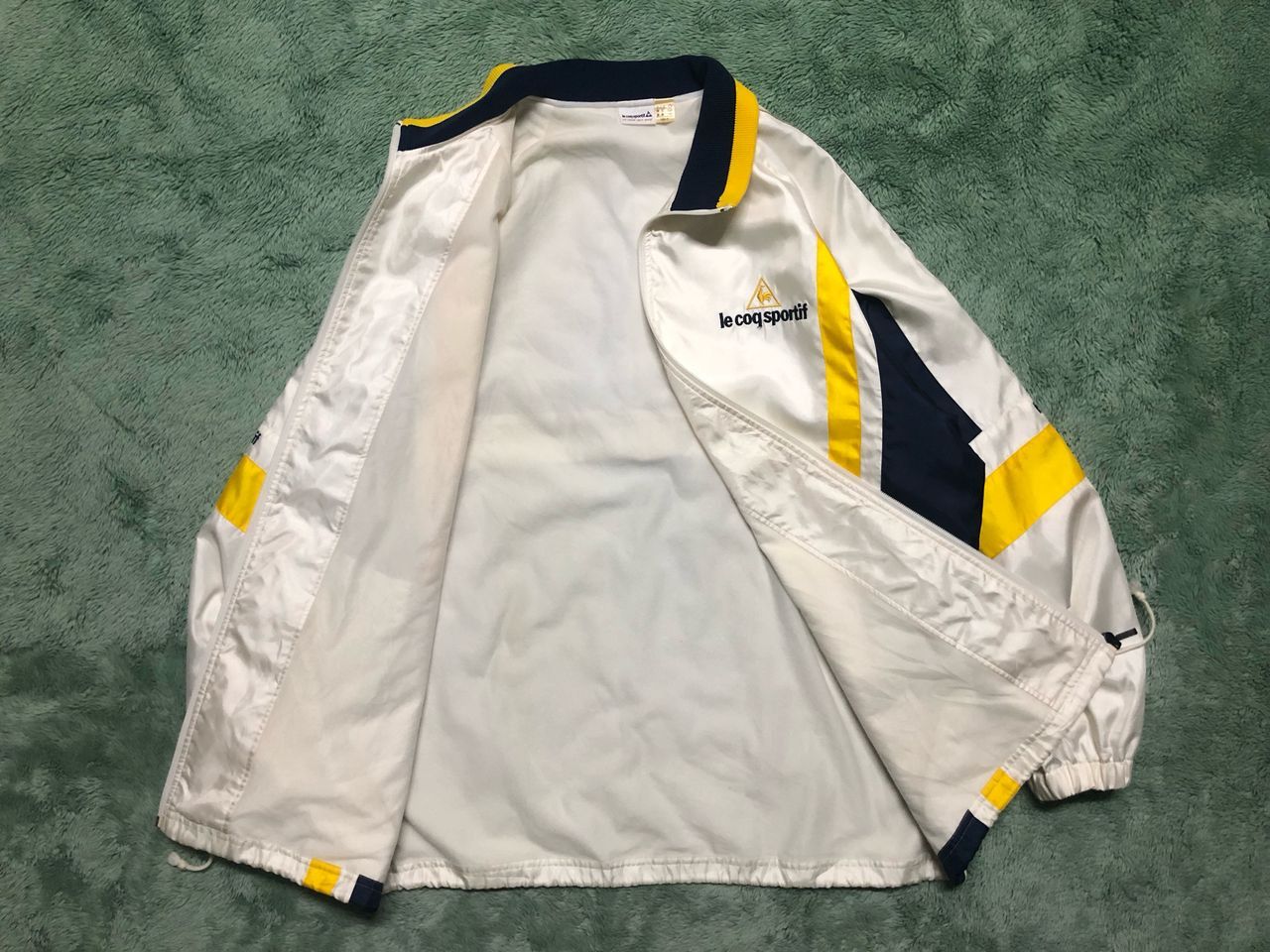 Le Coq Sportif VINTAGE 90s LE COQ SPORTIF SIDE TAPE WINDBREAKER JACKET Size US XL / EU 56 / 4 - 4 Thumbnail