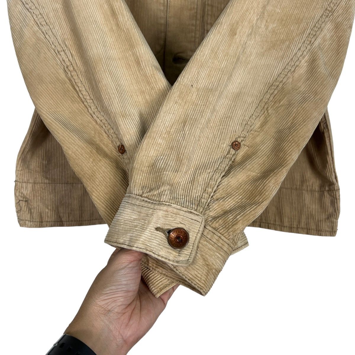 Paul Smith 🔥 RED EAR PAUL SMITH CORDUROY TRUCKER JACKET Size US S / EU 44-46 / 1 - 13 Thumbnail