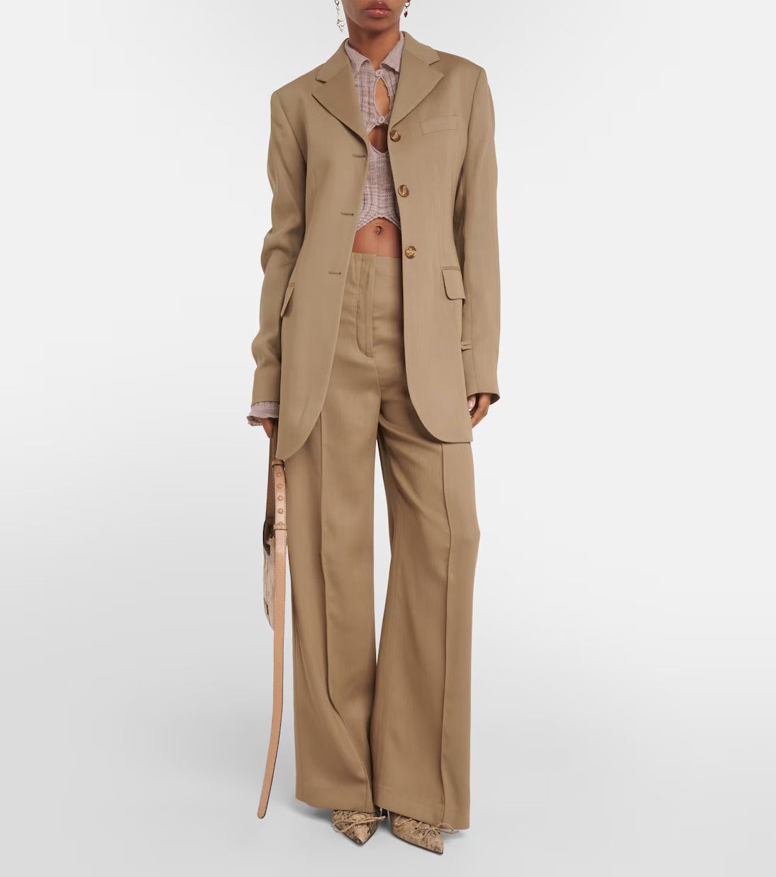 Acne Studios o1y0725 Casual Pant in Khaki Size 28" / US 6 / IT 42 - 5 Thumbnail