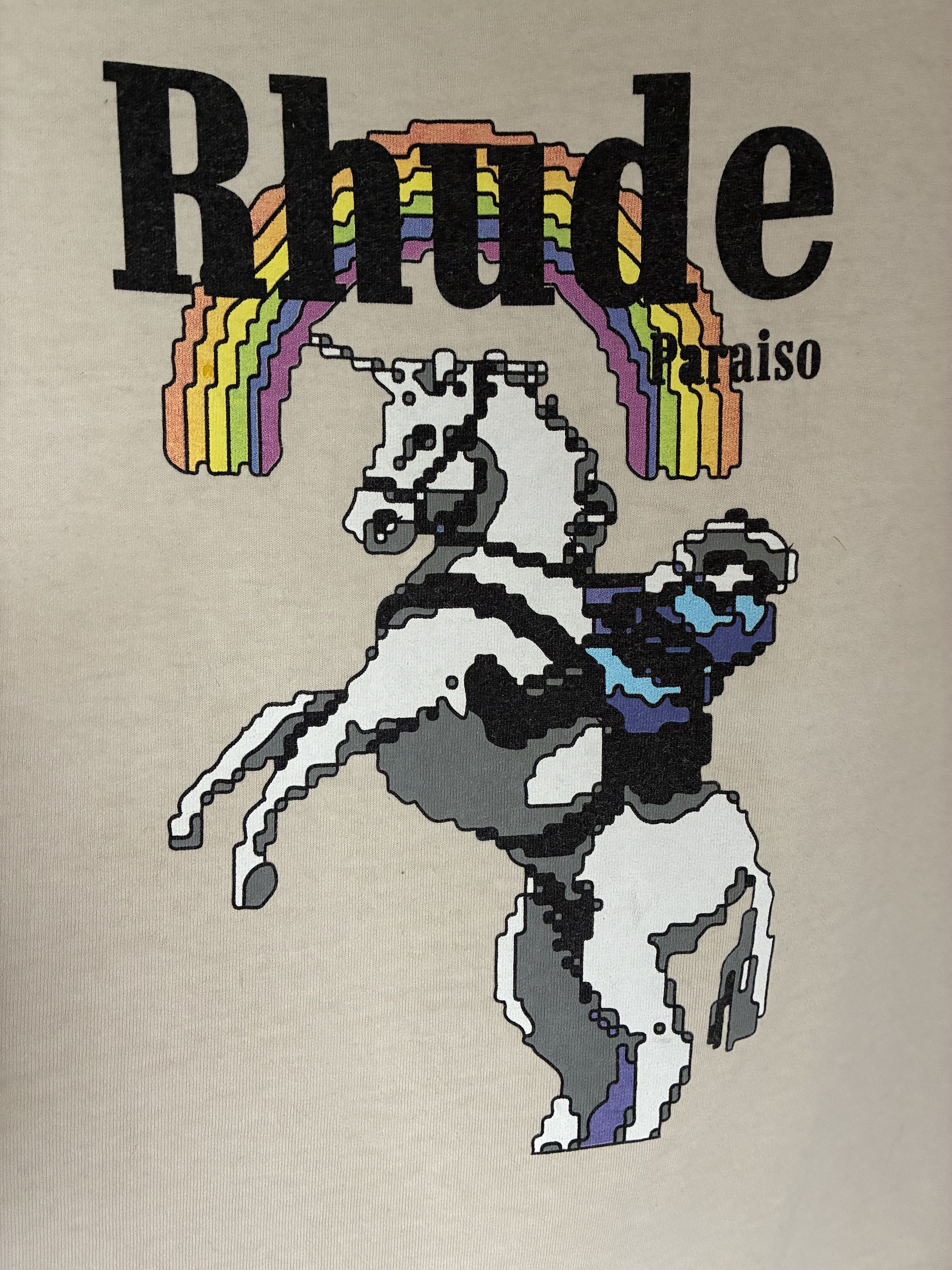 Rhude RHUDE T-shirt USA Designer luxury rare unicron print Size US M / EU 48-50 / 2 - 2 Thumbnail