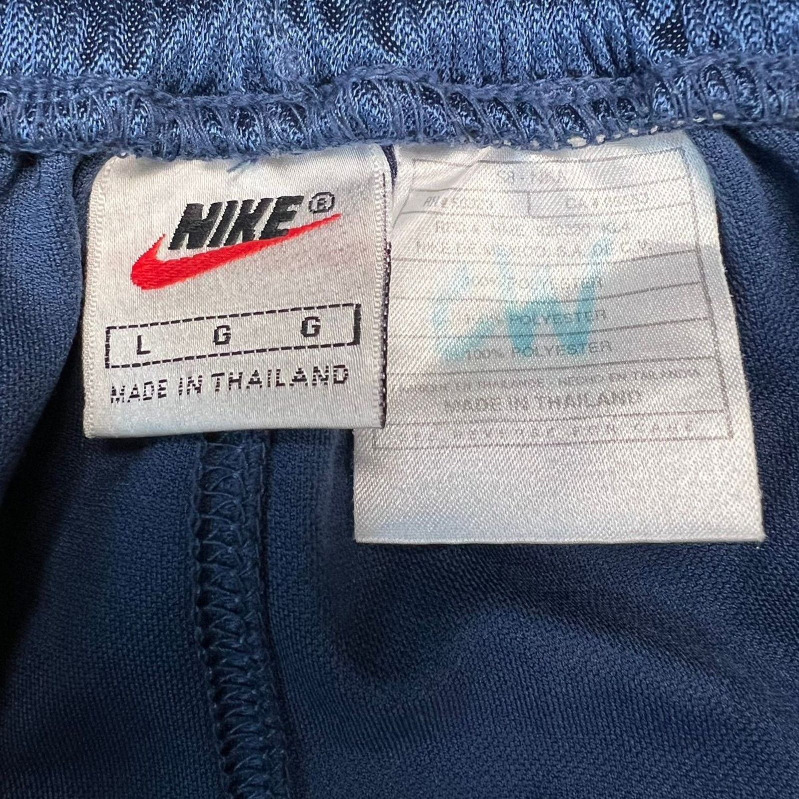 Nike × Vintage VTG 90s Nike Sportswear Track Pants Large Swoosh Tear Away Size US 32 / EU 48 - 6 Thumbnail