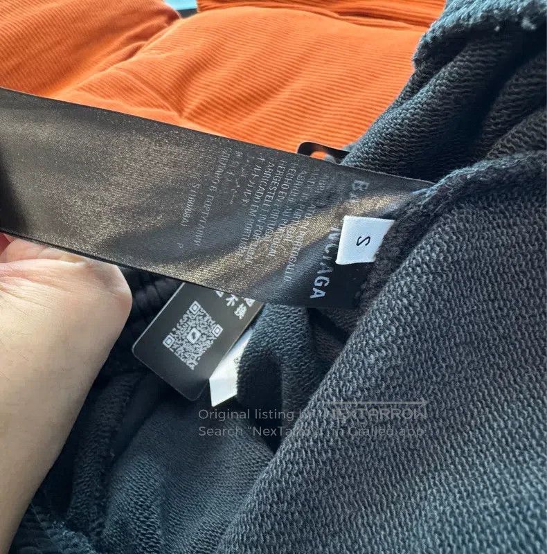 Balenciaga Balenciaga size S Solid Color Letter Logo Printed Elastic Size US 27 - 4 Thumbnail