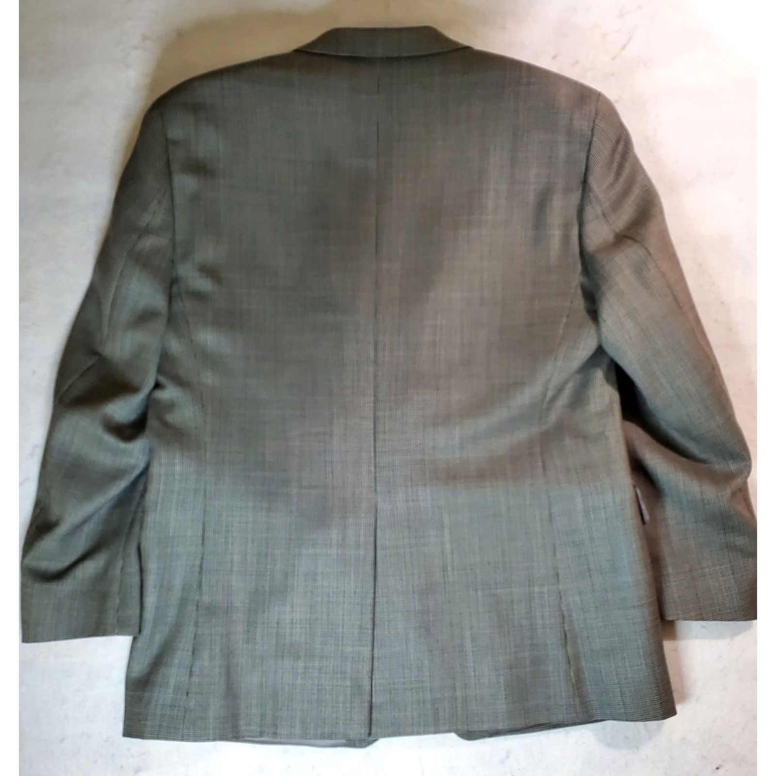 Chaps Chaps Ralph Lauren Mens Blazer Size 44R Gray 100% Wool Sports Coat Size 44R - 6 Thumbnail