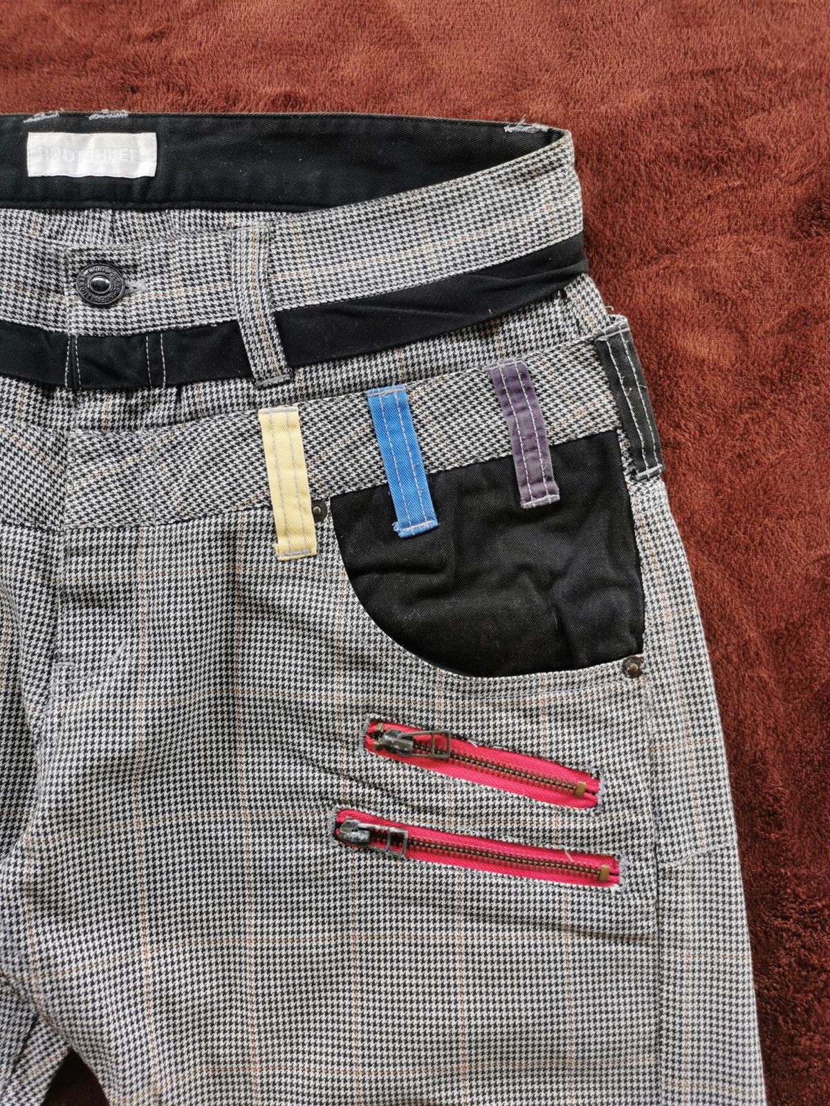 5351 POUR LES HOMMES Double-waist Root Three rainbow checkered pants Size US 32 / EU 48 - 10 Thumbnail