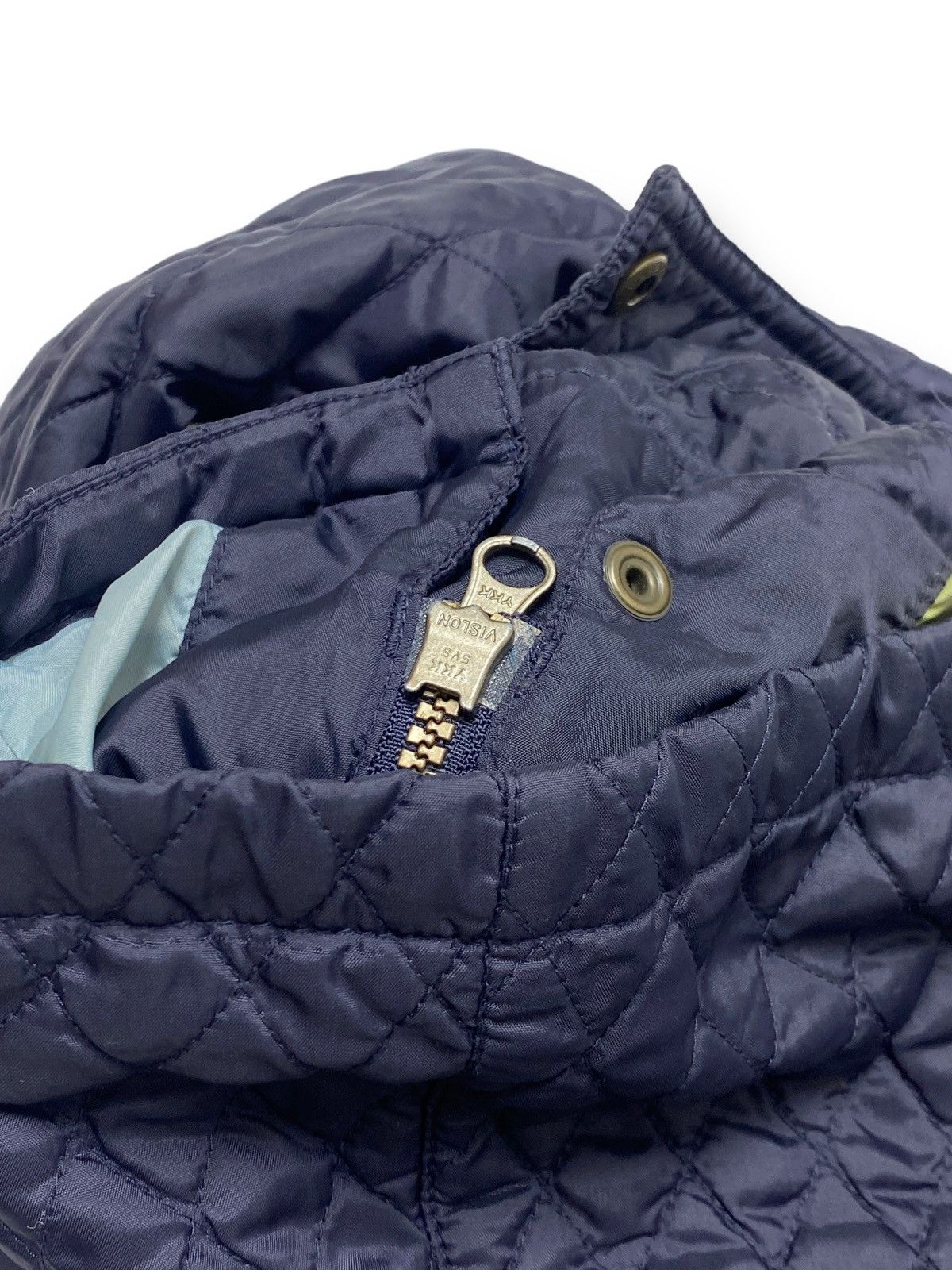 Barbour Vintage BARBOUR Quilted Deep Blue Navy Jacket Size XS / US 0-2 / IT 36-38 - 5 Thumbnail