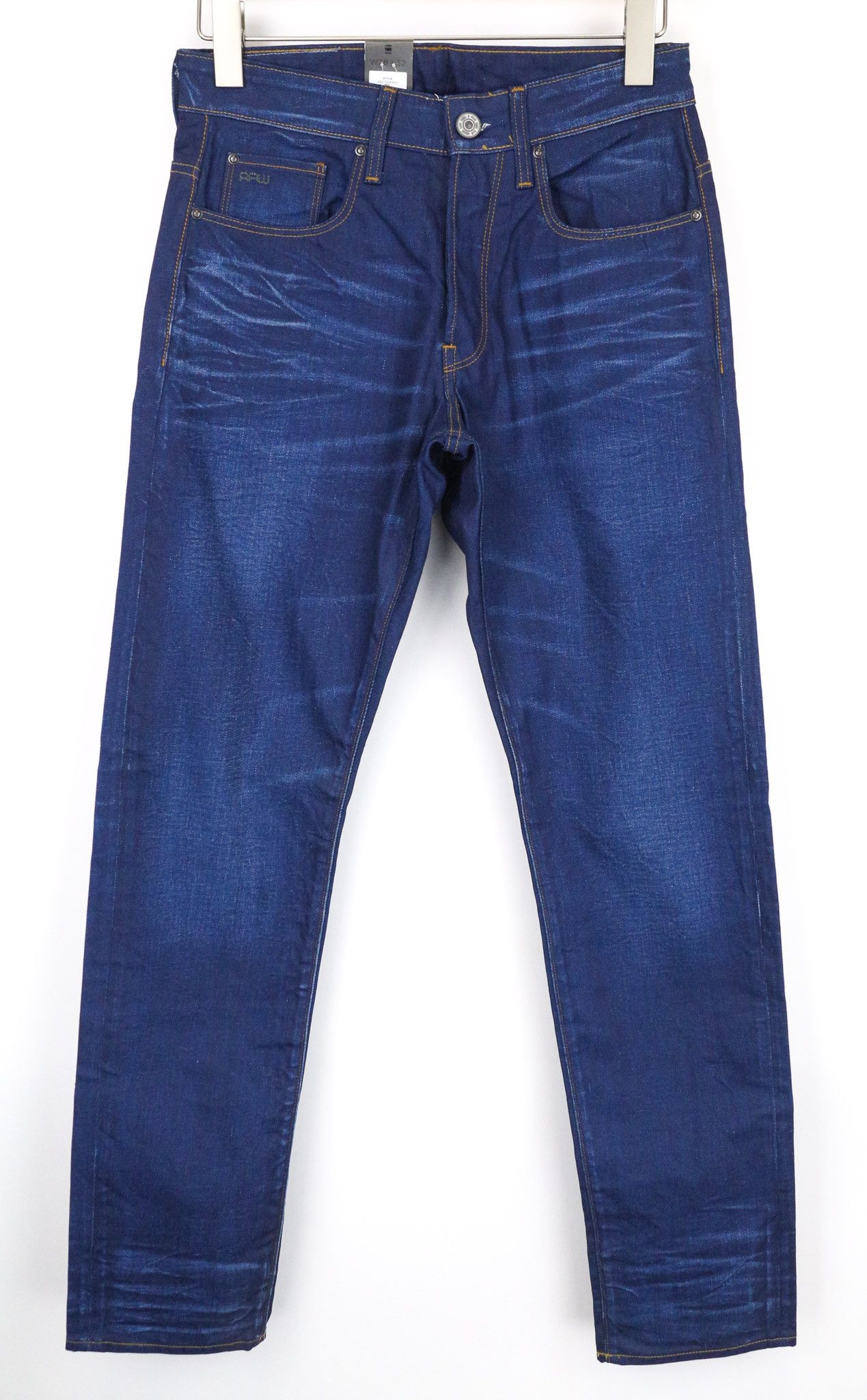 G-Star W28/L32 Dark Blue Tapered Stretch Jeans 74592 Size US 28 / EU 44 - 1 Thumbnail