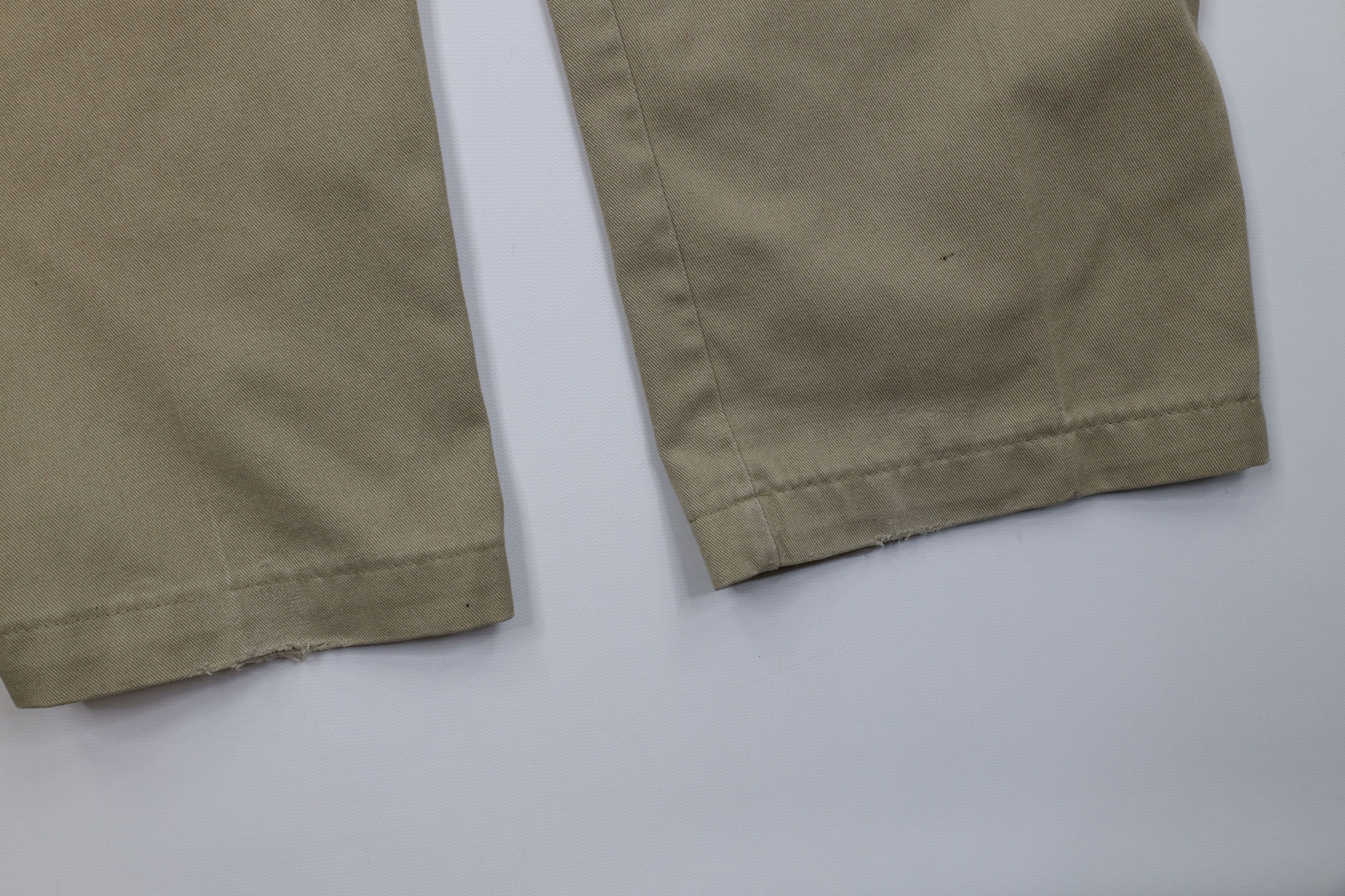Dickies Vintage Y2K Dickies Spell Out Workwear Wide Leg Pants Beige Size US 40 / EU 56 - 14 Thumbnail