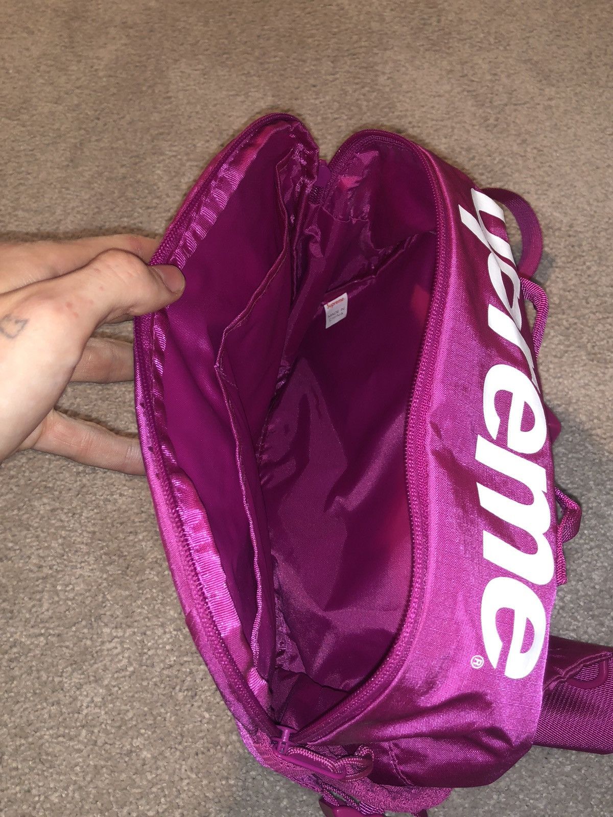 Supreme Supreme Pink Shoulder Bag Messenger Rare* Size ONE SIZE - 8 Thumbnail