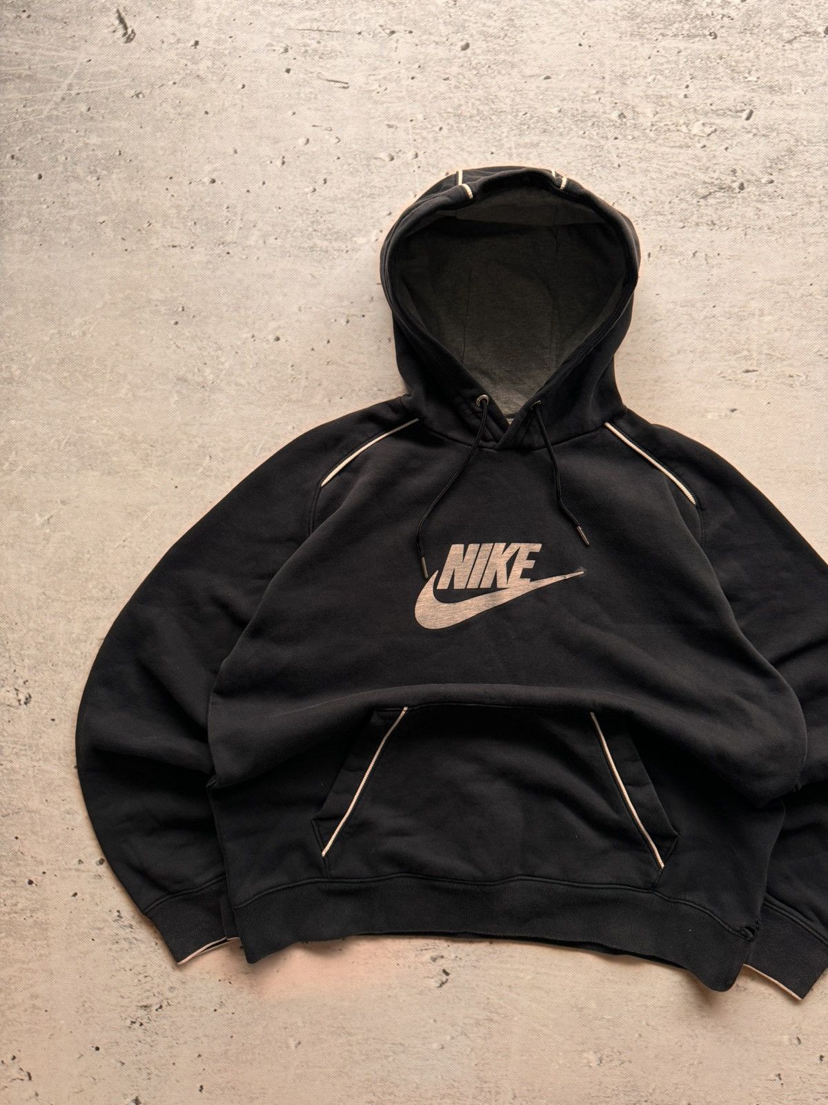 Nike × Vintage NIKE VINTAGE CENTER LOGO OVERSIZE BOXY HOODIE Size US L / EU 52-54 / 3 - 2 Thumbnail