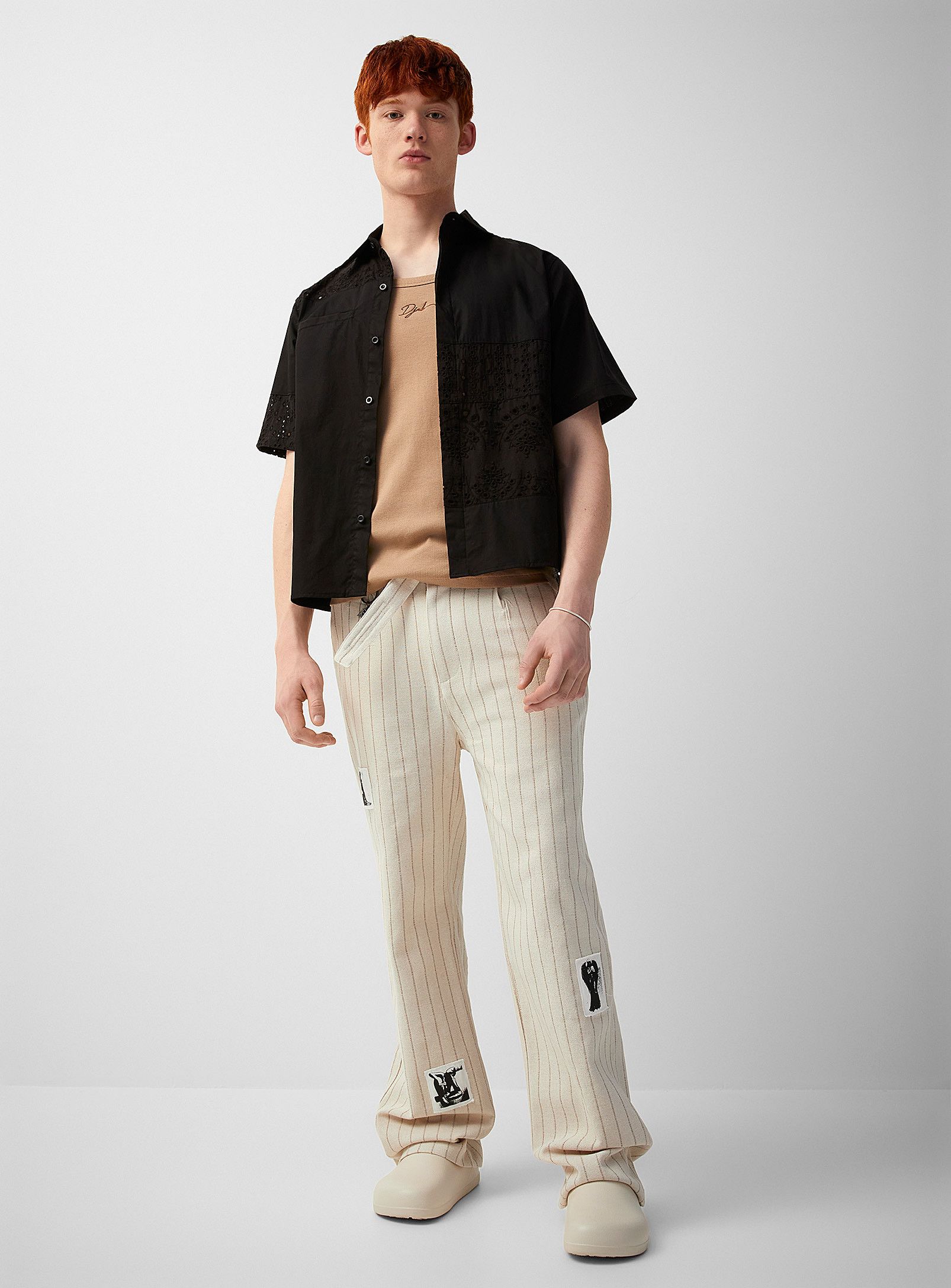 Jungles BNWT SS24 JUNGLES JUNGLES BRODERIE ANGLAISE SHIRT L Size US L / EU 52-54 / 3 - 11 Thumbnail