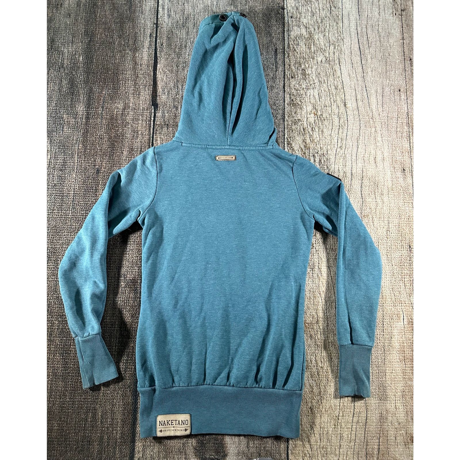 Naketano Naketano Blue Pullover Hoodie Size Womens Small Size S / US 4 / IT 40 - 8 Thumbnail